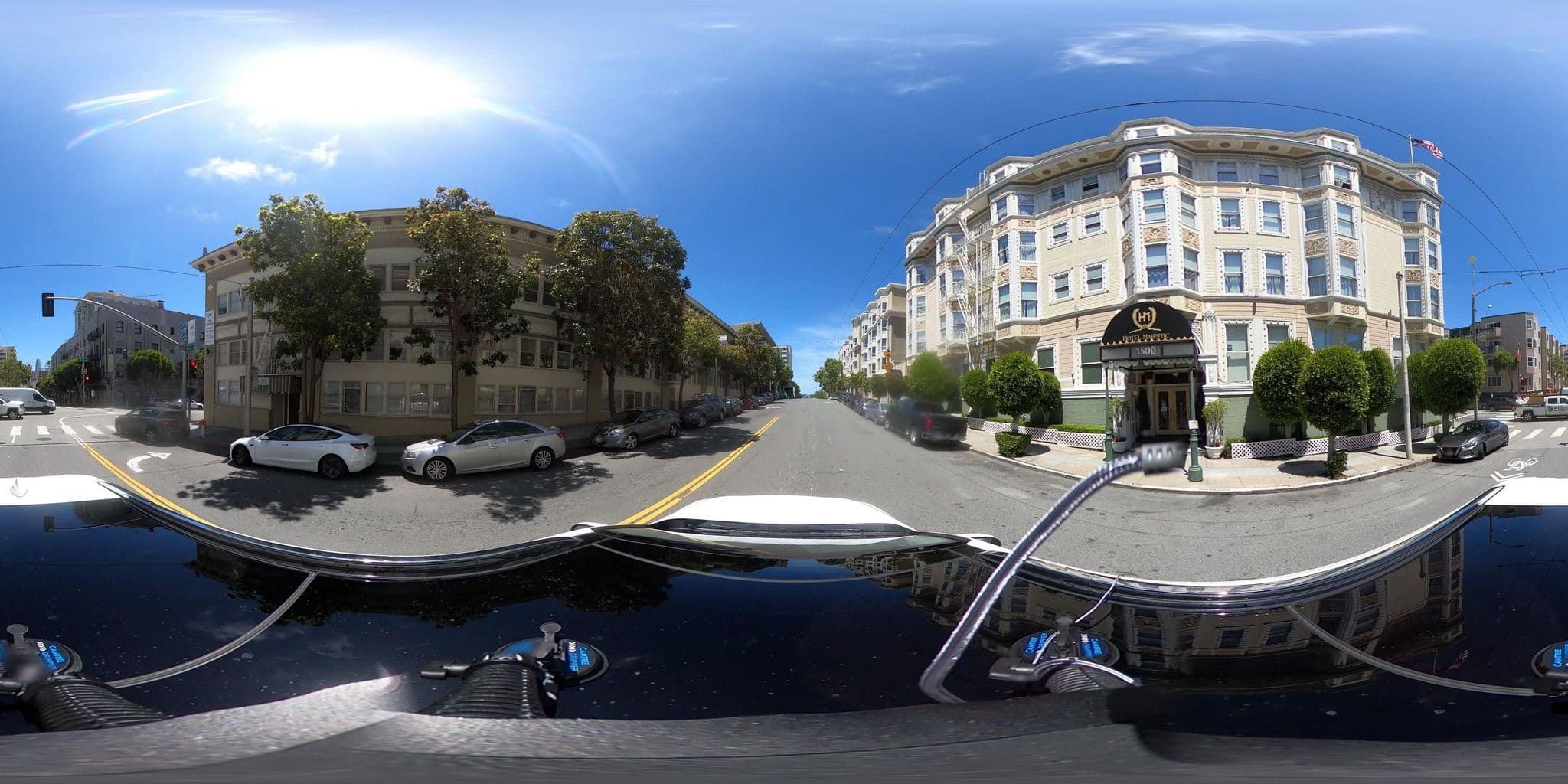 Street view near Hotel Majestic, San Francisco