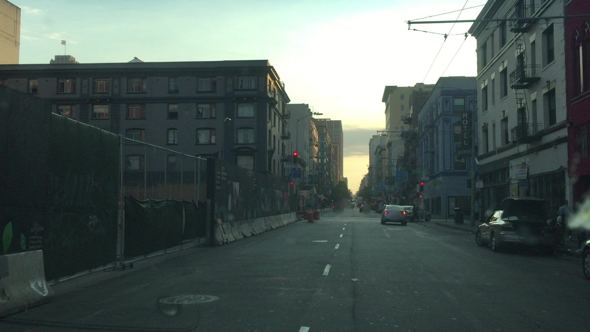 Street view near Dahlia Hotel, San Francisco
