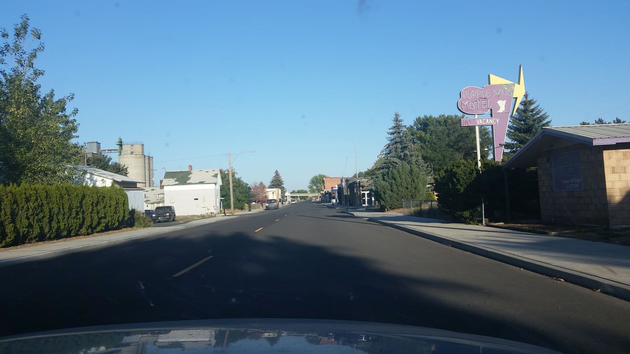 Street view near Purple Sage Motel, Ritzville — © natfoot (CC BY-SA · Mapillary)