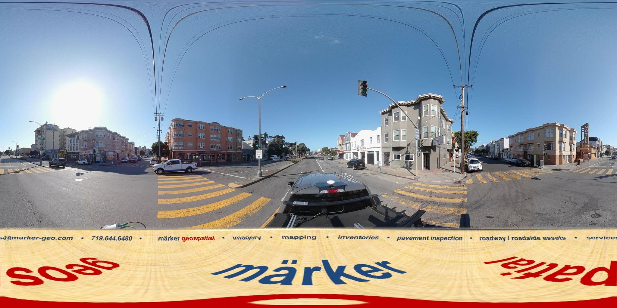 Street view near Geary Parkway Motel, San Francisco