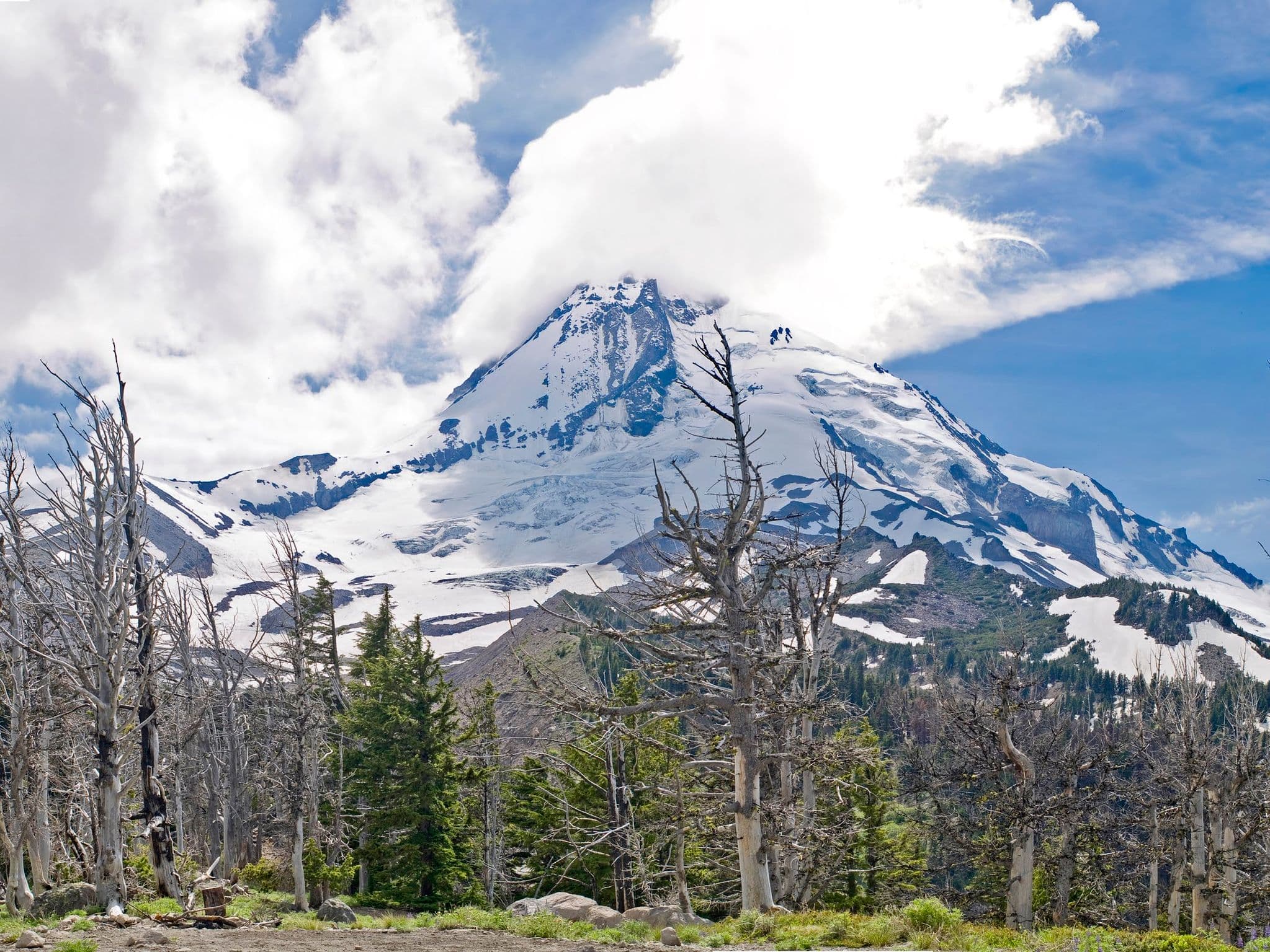 Street view near Cloud Cap Inn, Mount Hood Village — © nkeene (CC BY-SA · Mapillary)