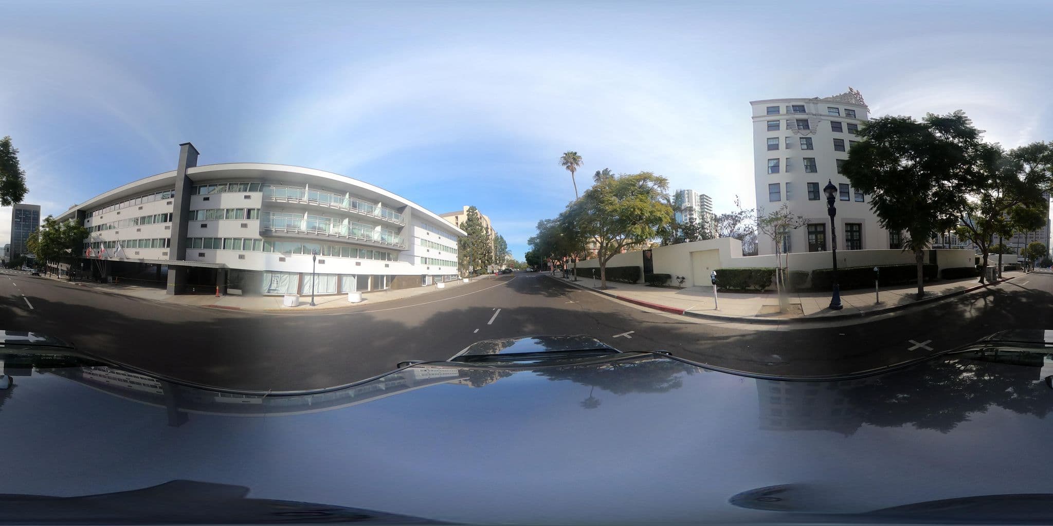 Street view near Holiday Inn Express Downtown, San Diego — © GoProMAX3M (CC BY-SA · Mapillary)