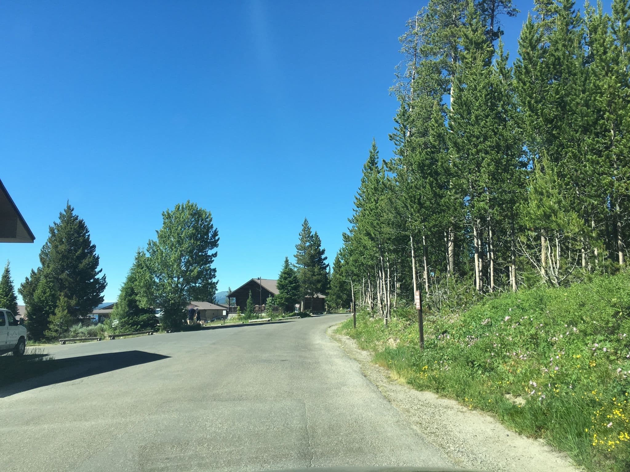 Street view near Signal Mountain Lodge, Moose Wilson Road