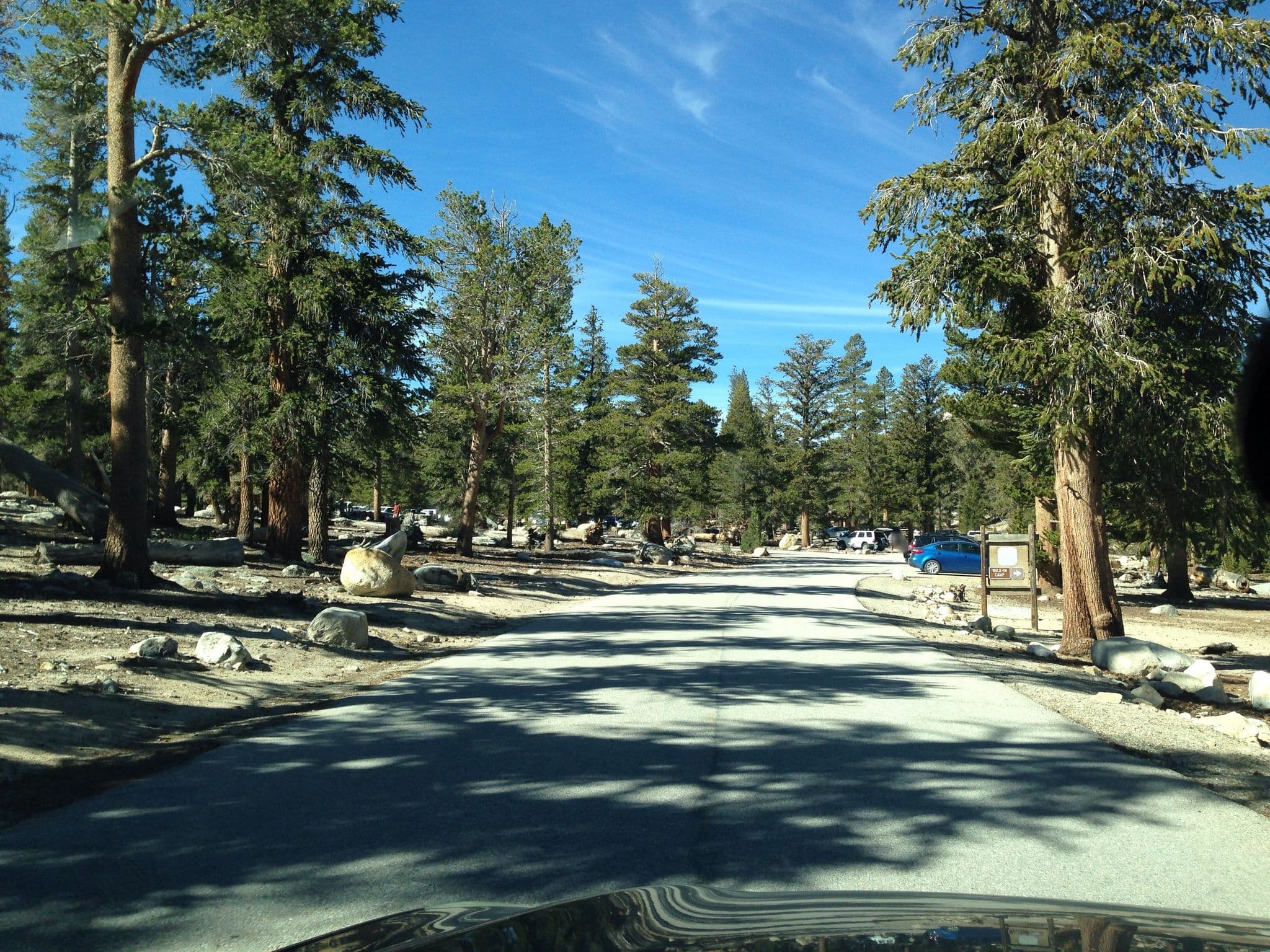 Street view near Cottonwood Lakes Trailhead Campground, Lone Pine — © davidcaswell (CC BY-SA · Mapillary)