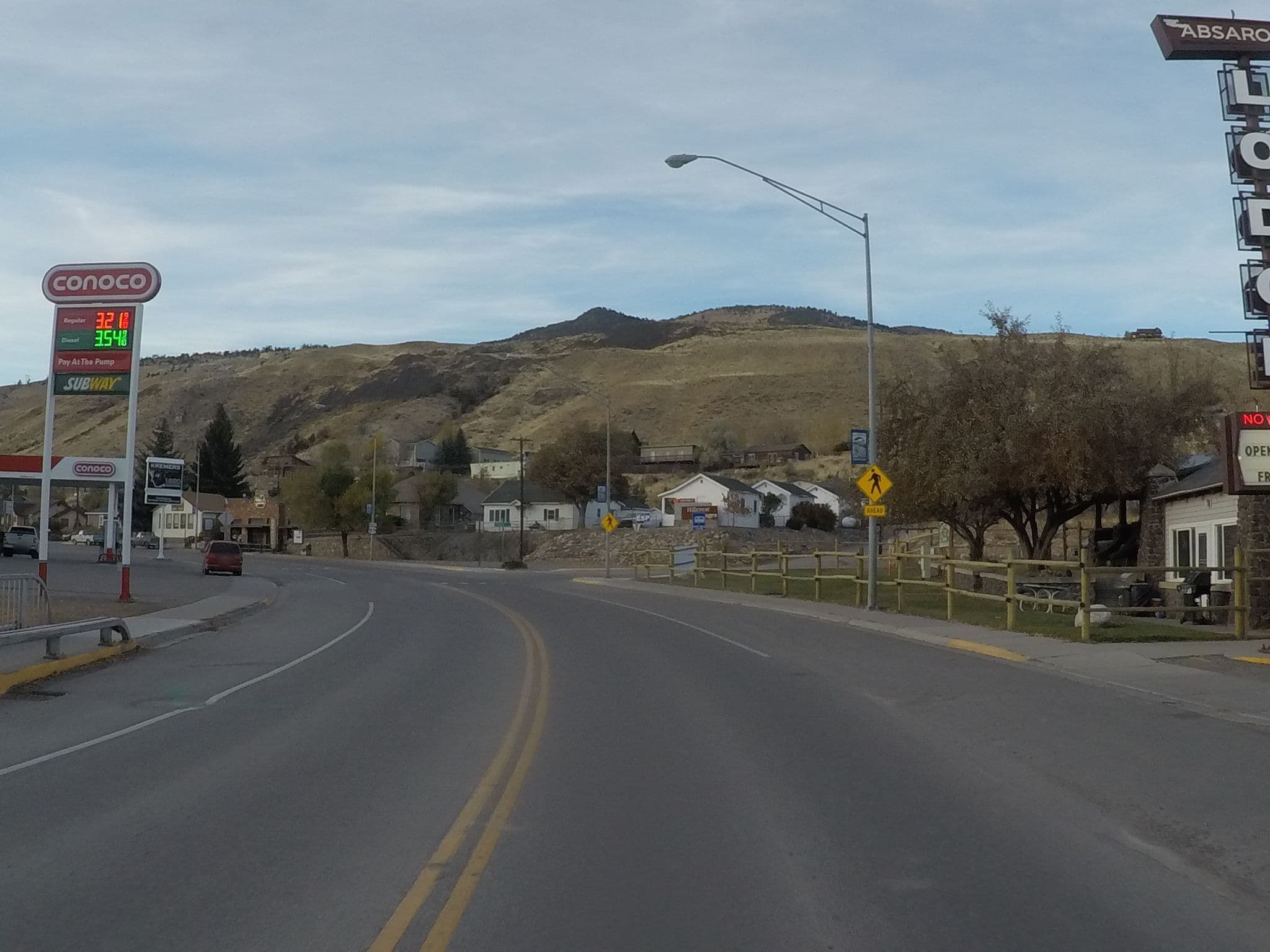 Street view near Absaroka Lodge, West Yellowstone