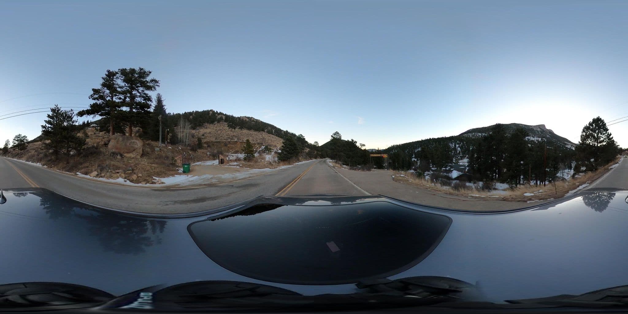 Street view near Workshire Lodge, Estes Park