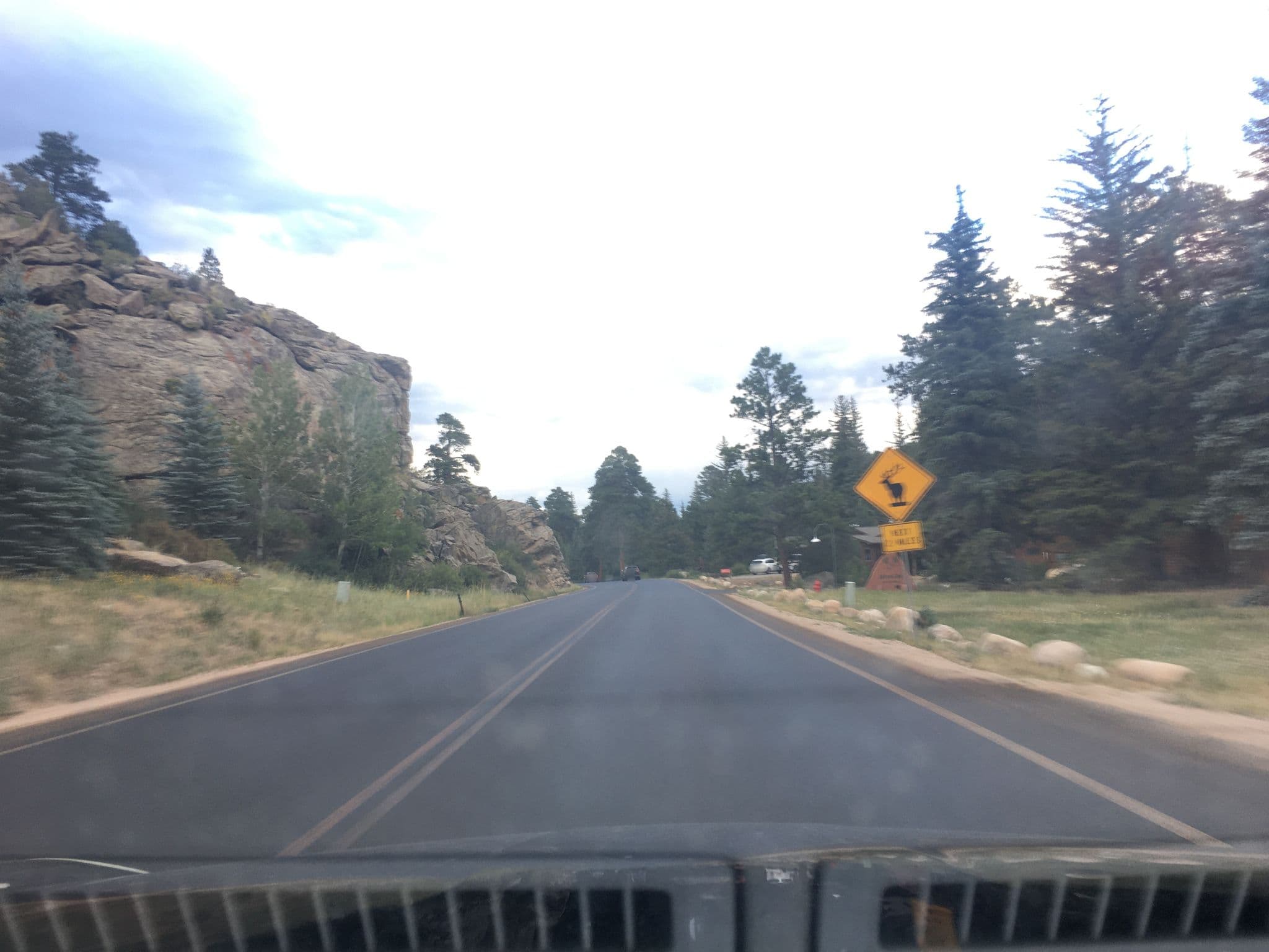 Street view near Idlewilde by the River, Estes Park