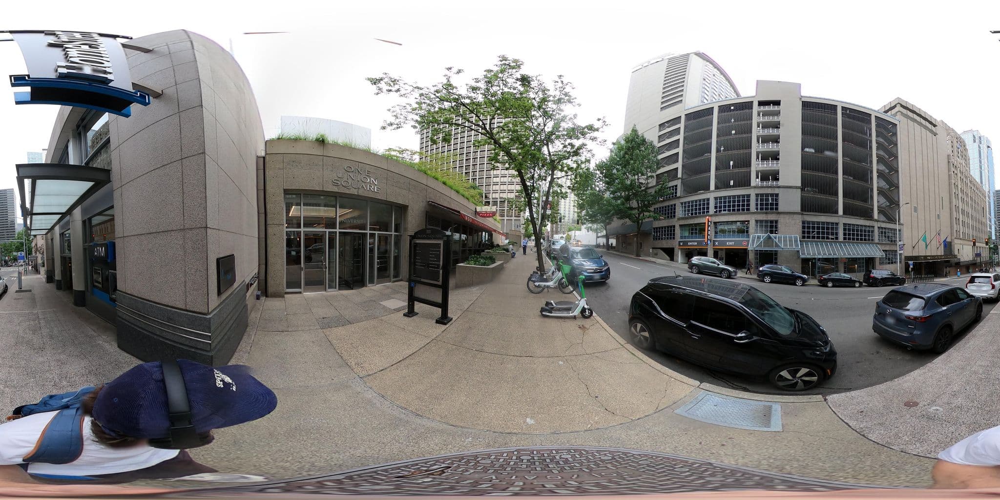 Street view near Hilton Seattle, Seattle