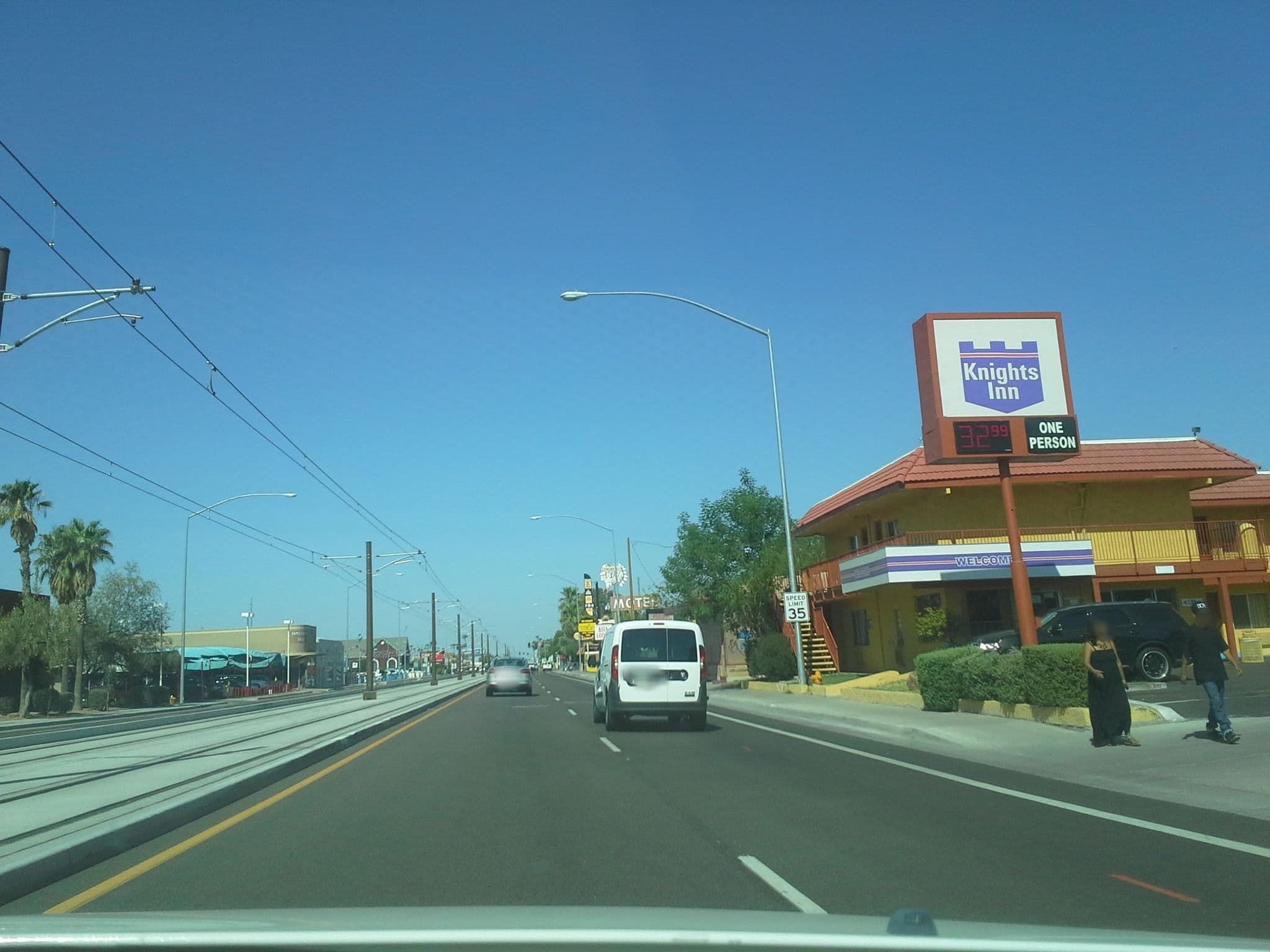 Street view near Knights Inn Mesa, Mesa — © drkludge (CC BY-SA · Mapillary)