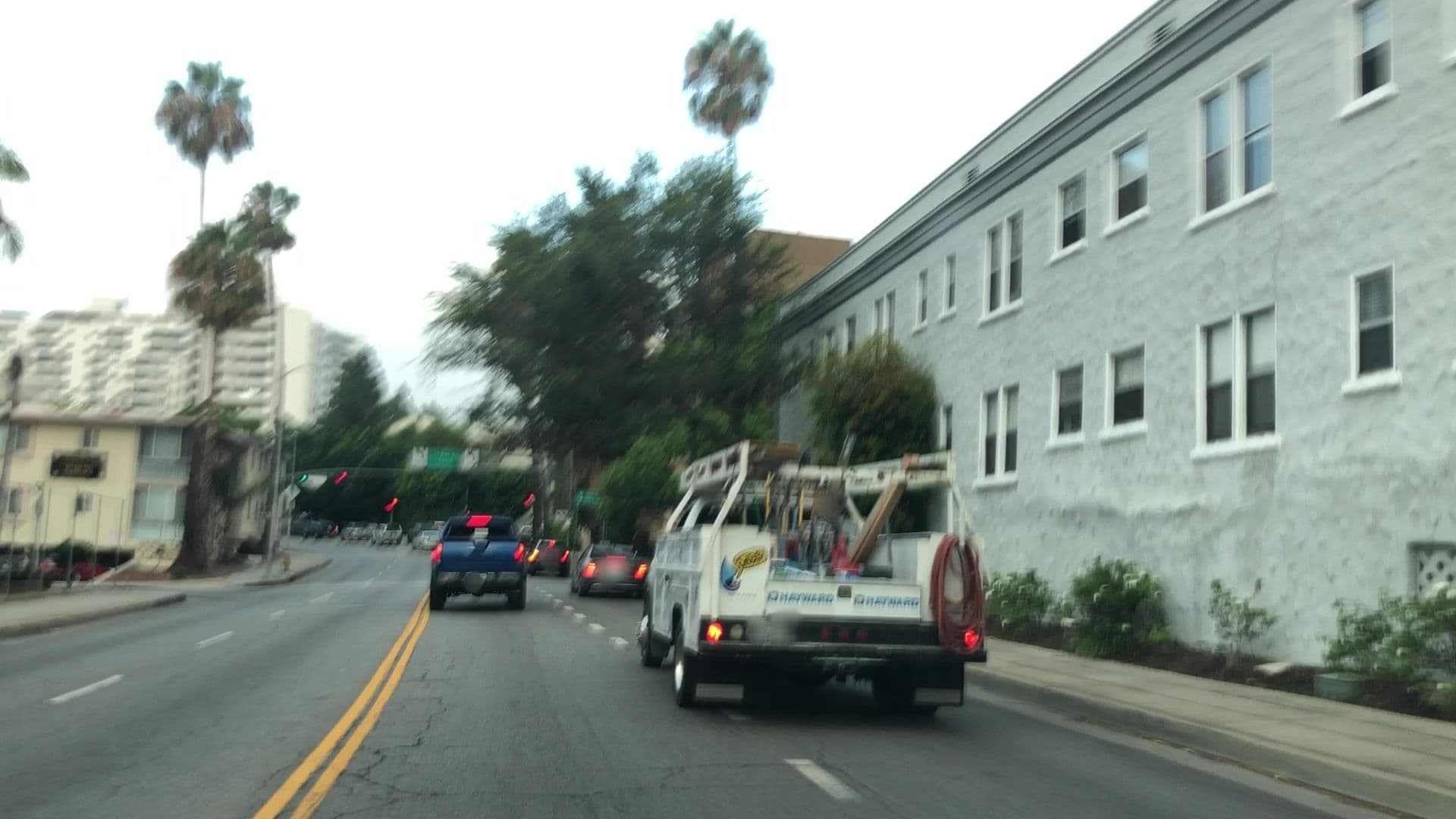 Street view near Fenix Hotel, Hollywood