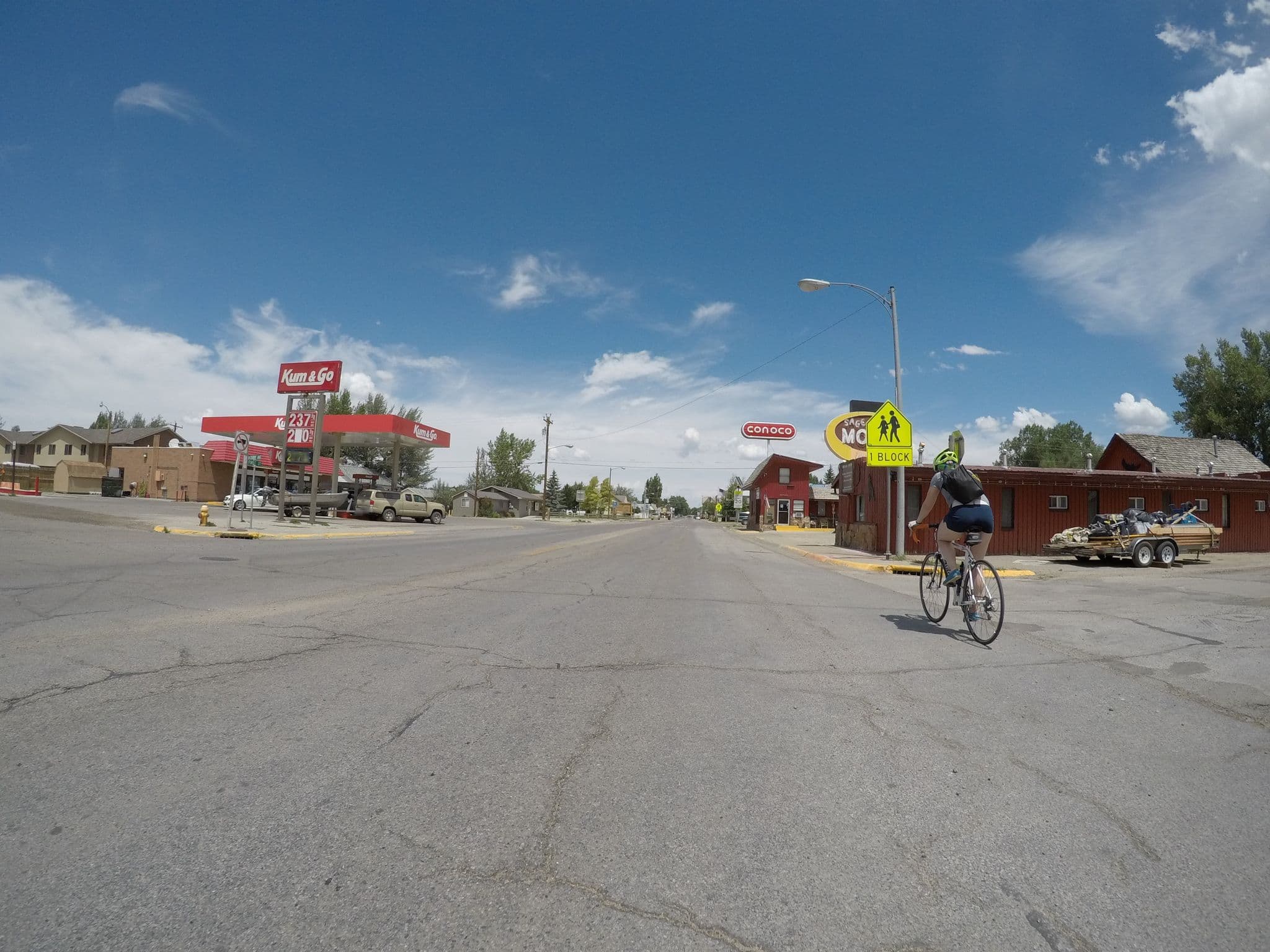 Street view near The Sage and Sand Motel, Rawlins — © toebee (CC BY-SA · Mapillary)