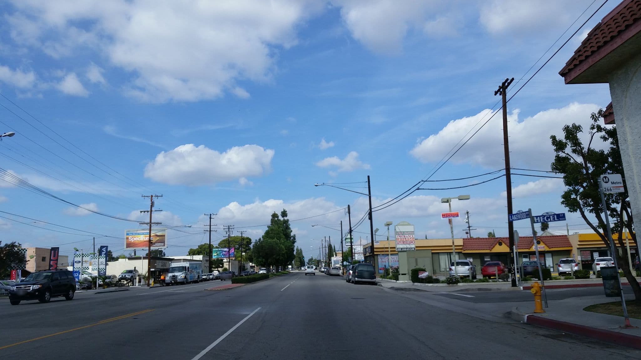 Street view near Lucky Lodge Motel, Paramount — © californiabear (CC BY-SA · Mapillary)