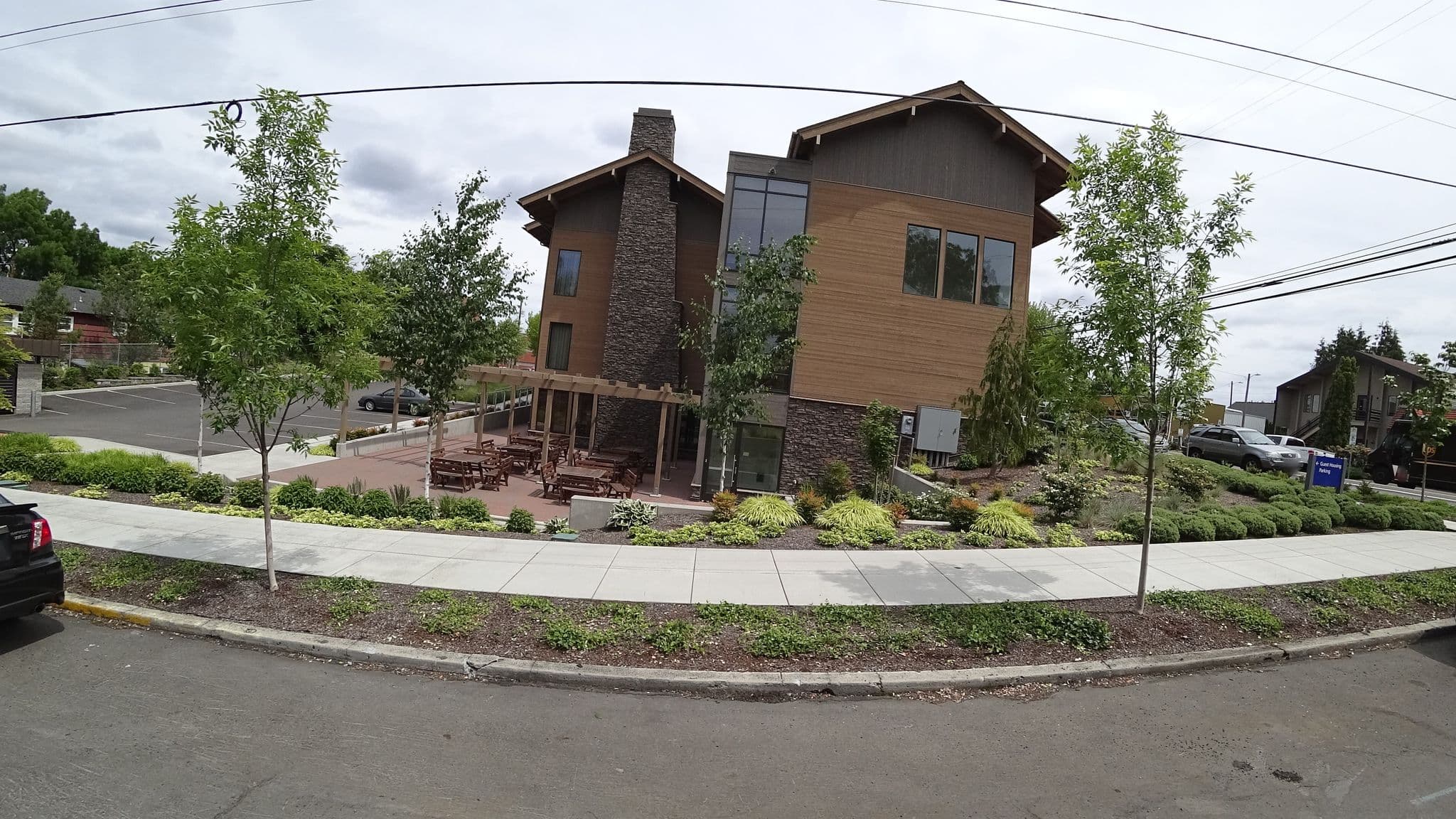 Street view near Providence Guest House, Portland
