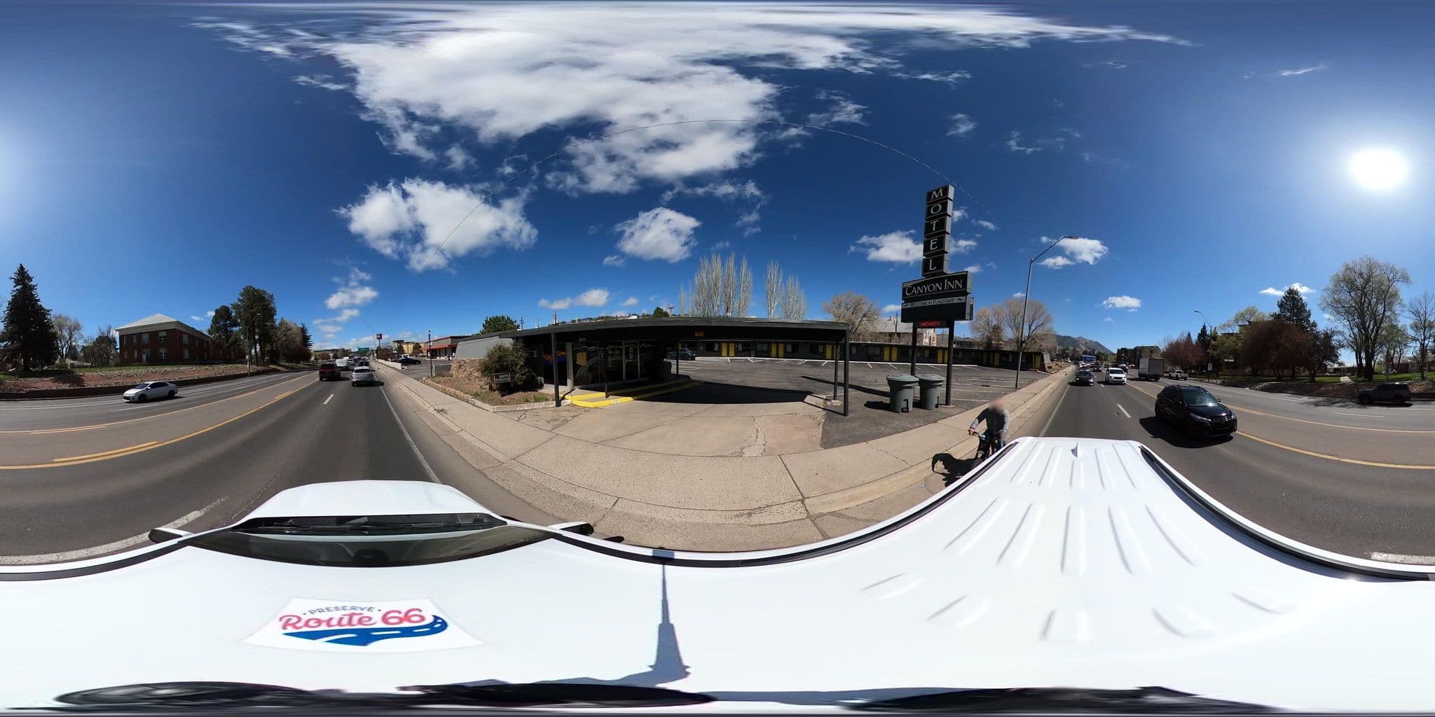 Street view near Canyon Inn Motel, Flagstaff — © nthp_gis (CC BY-SA · Mapillary)