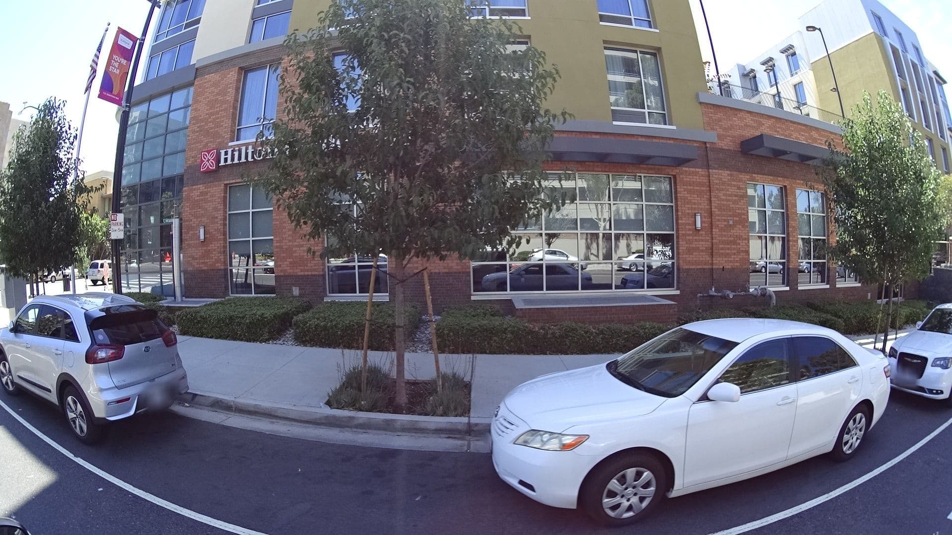 Street view near Hilton Garden Inn, Burbank — © marker_geo (CC BY-SA · Mapillary)