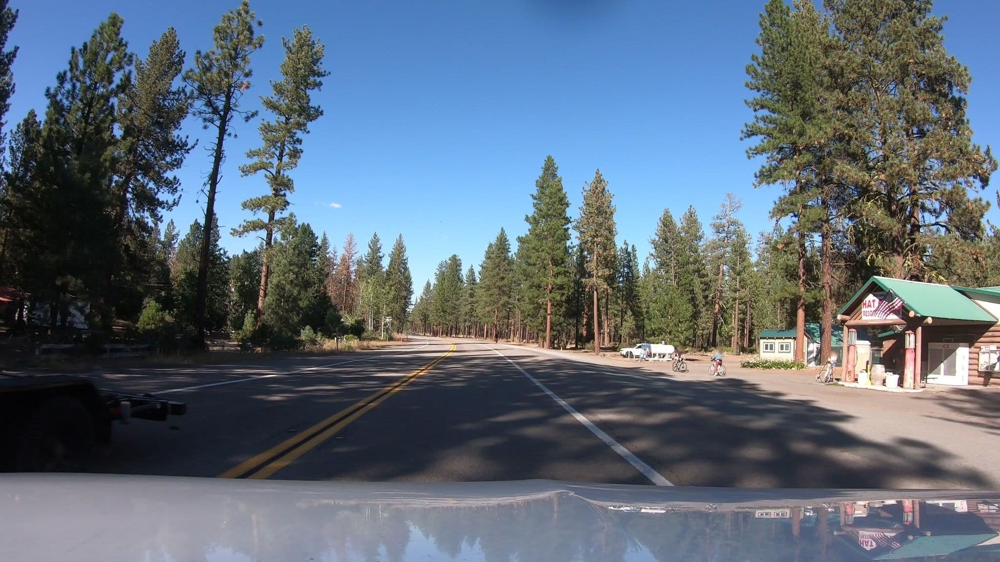 Street view near Hat Creek Resort & RV Park, Burney — © networklanman (CC BY-SA · Mapillary)