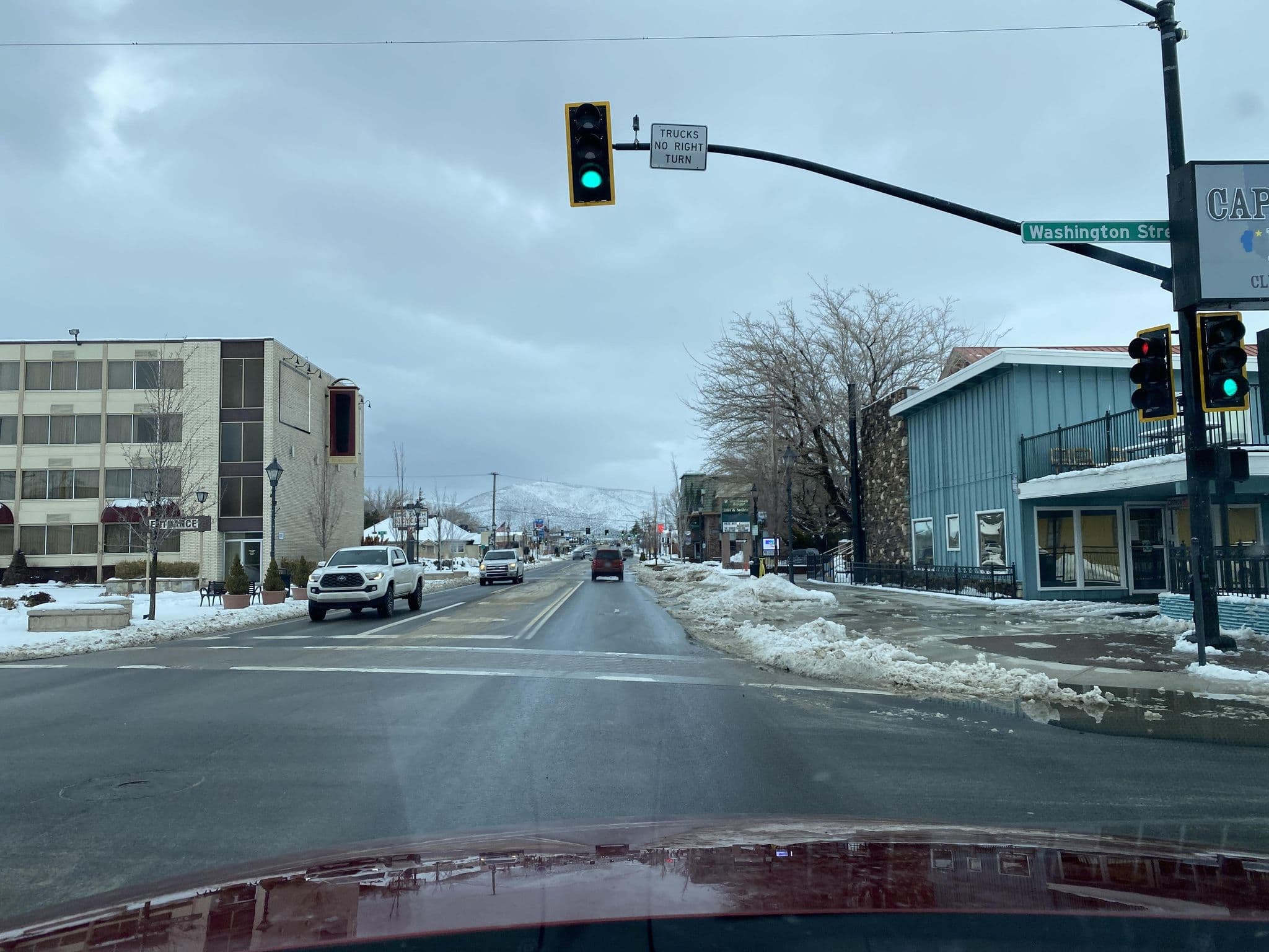 Street view near Back On Track Inn, Carson City — © eneerhut (CC BY-SA · Mapillary)