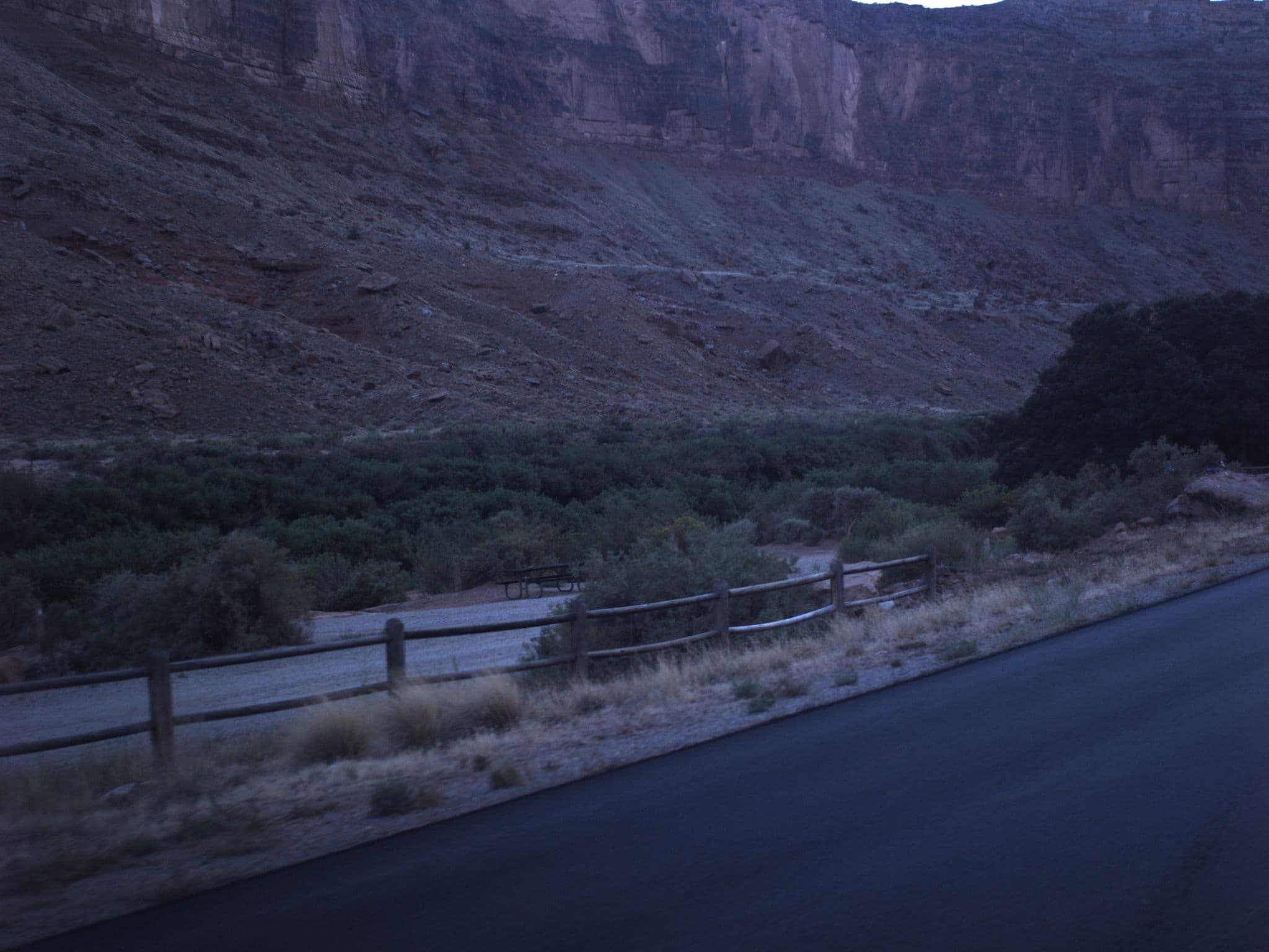 Street view near Upper Big Bend Campground, Moab