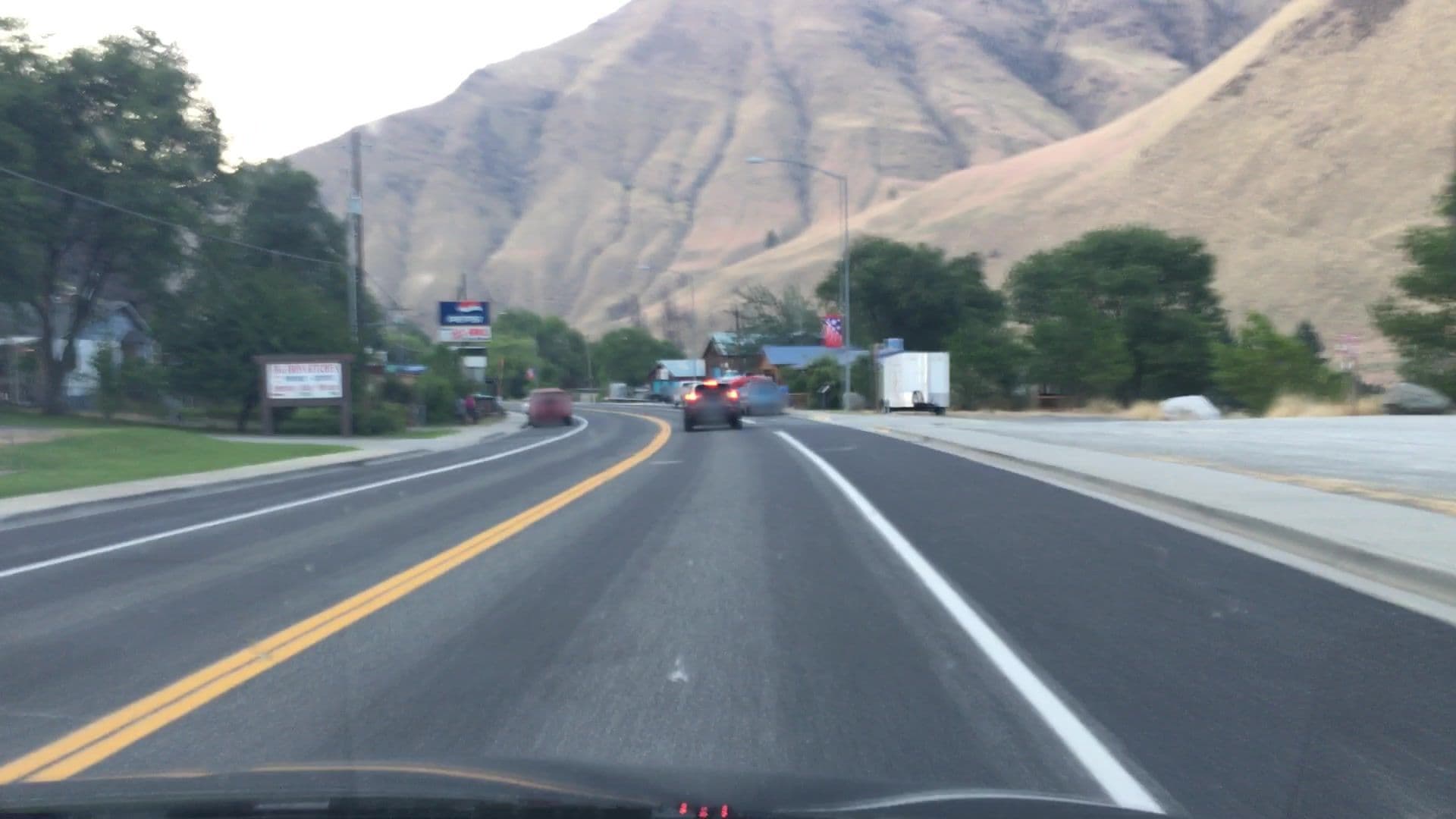Street view near Big Iron Motel, Grangeville