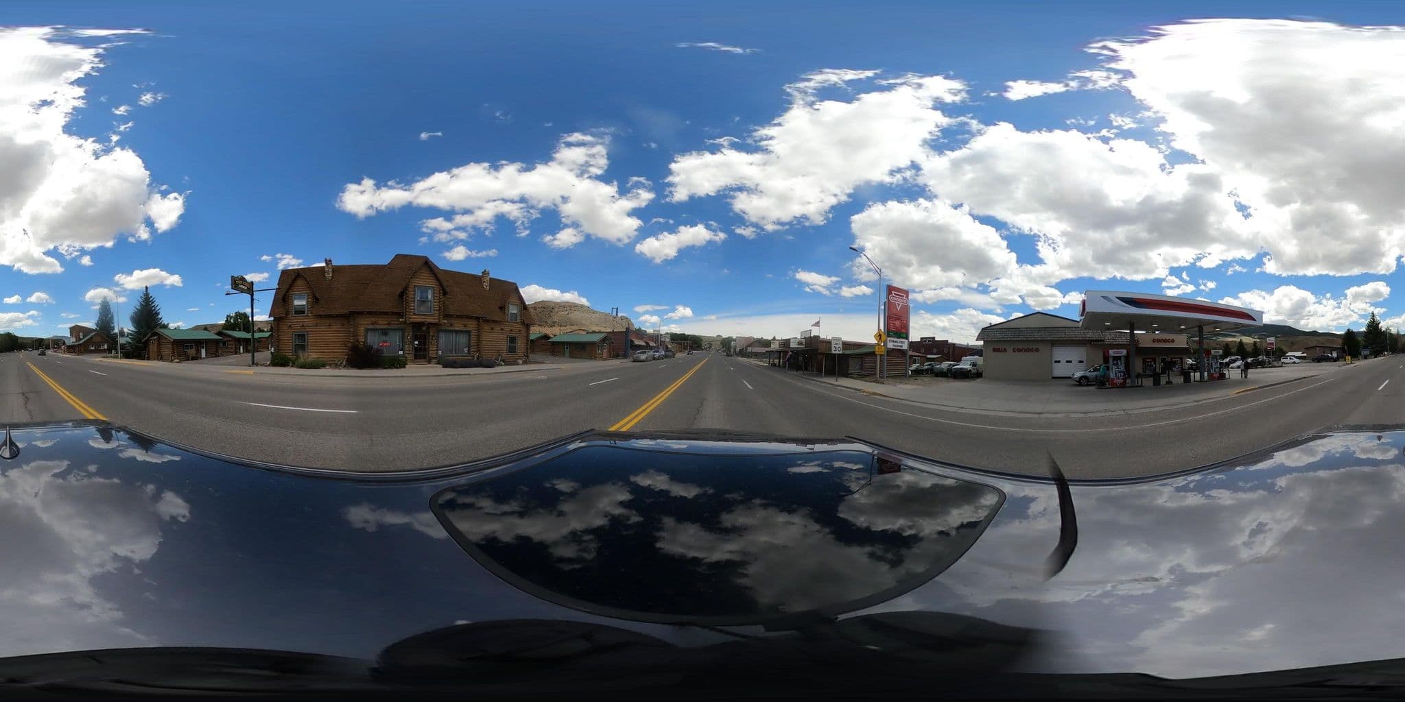 Street view near Twin Pines Lodge and Cabins, Pinedale — © quickness805 (CC BY-SA · Mapillary)