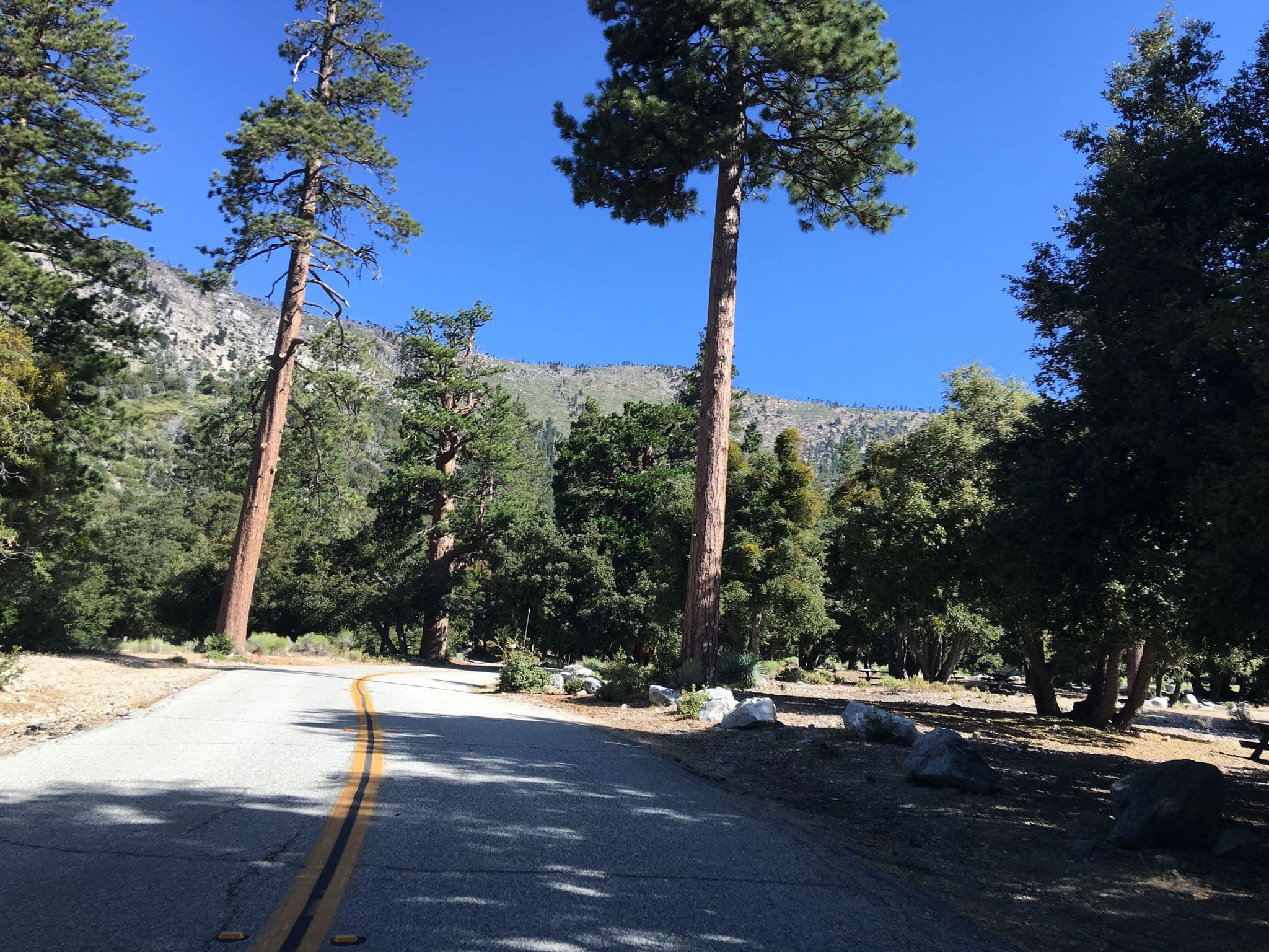 Street view near Crystal Lake Campground, Wrightwood — © longden (CC BY-SA · Mapillary)