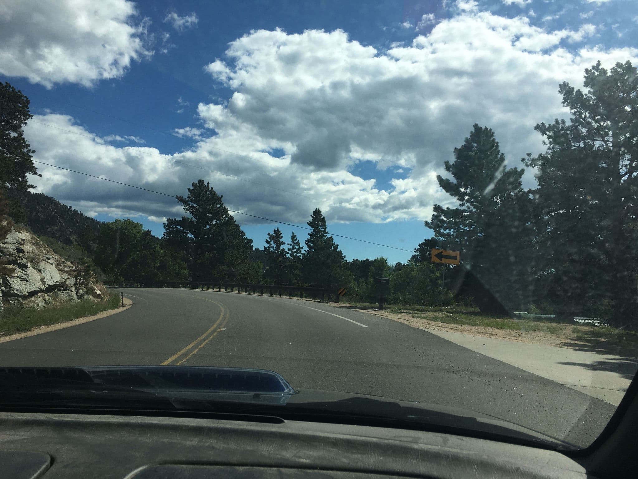 Street view near Rockmount Cottages, Estes Park