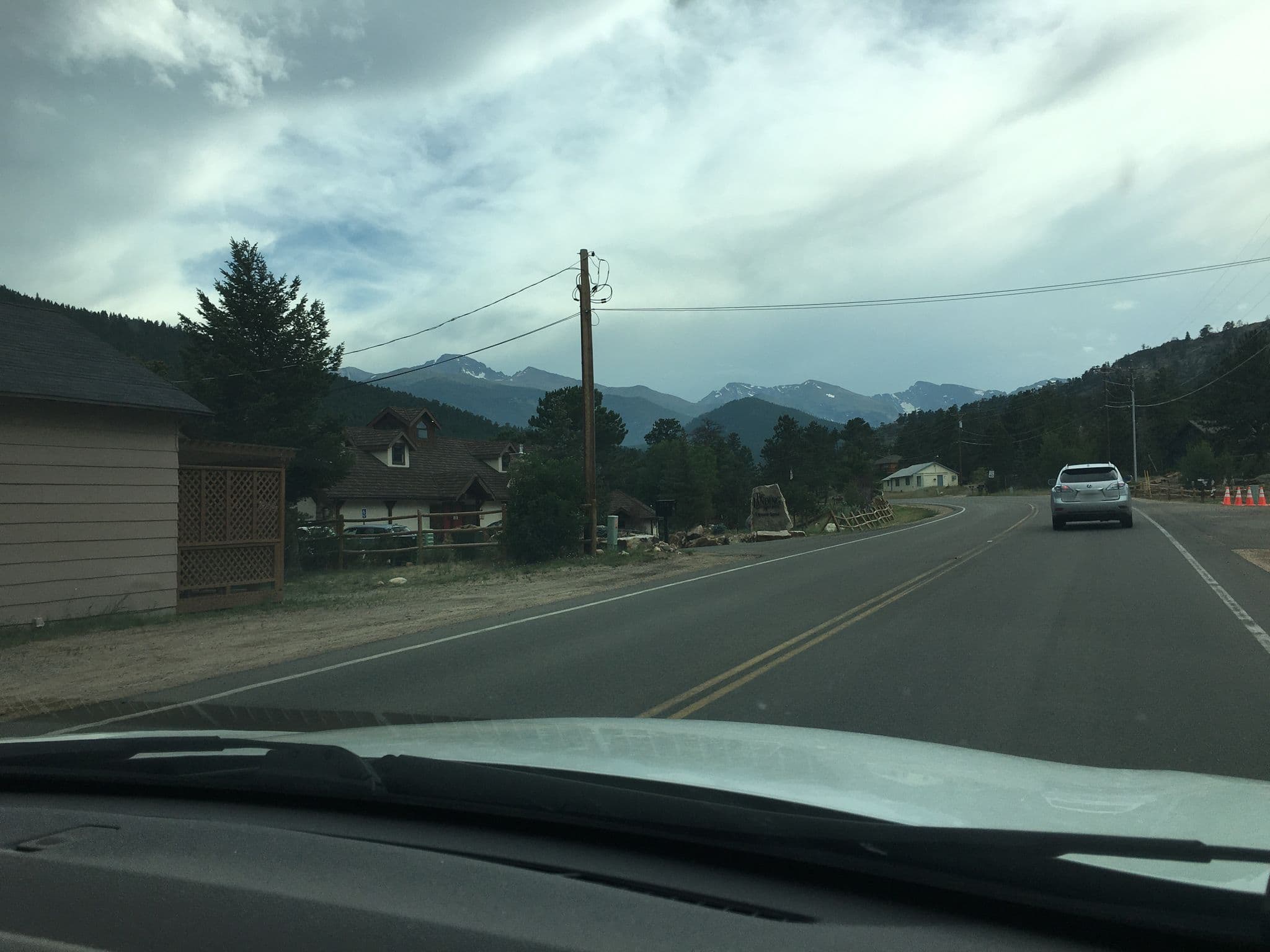 Street view near Skyline Cottages, Estes Park
