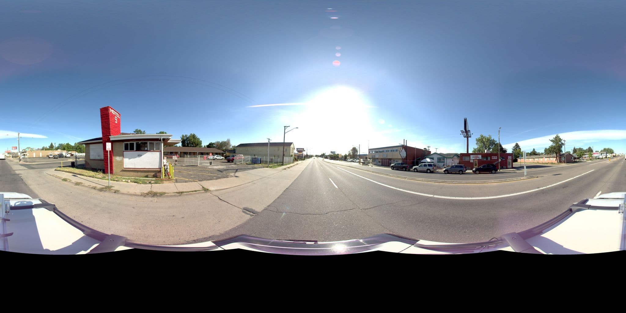Street view near Motel 9, Aurora — © atd2019 (CC BY-SA · Mapillary)