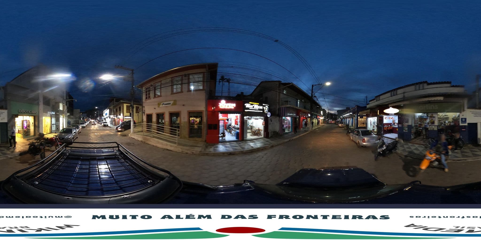 Street view near Athens Hotel, Santa Bárbara — © MuitoAlemdasFronteiras (CC BY-SA · Mapillary)