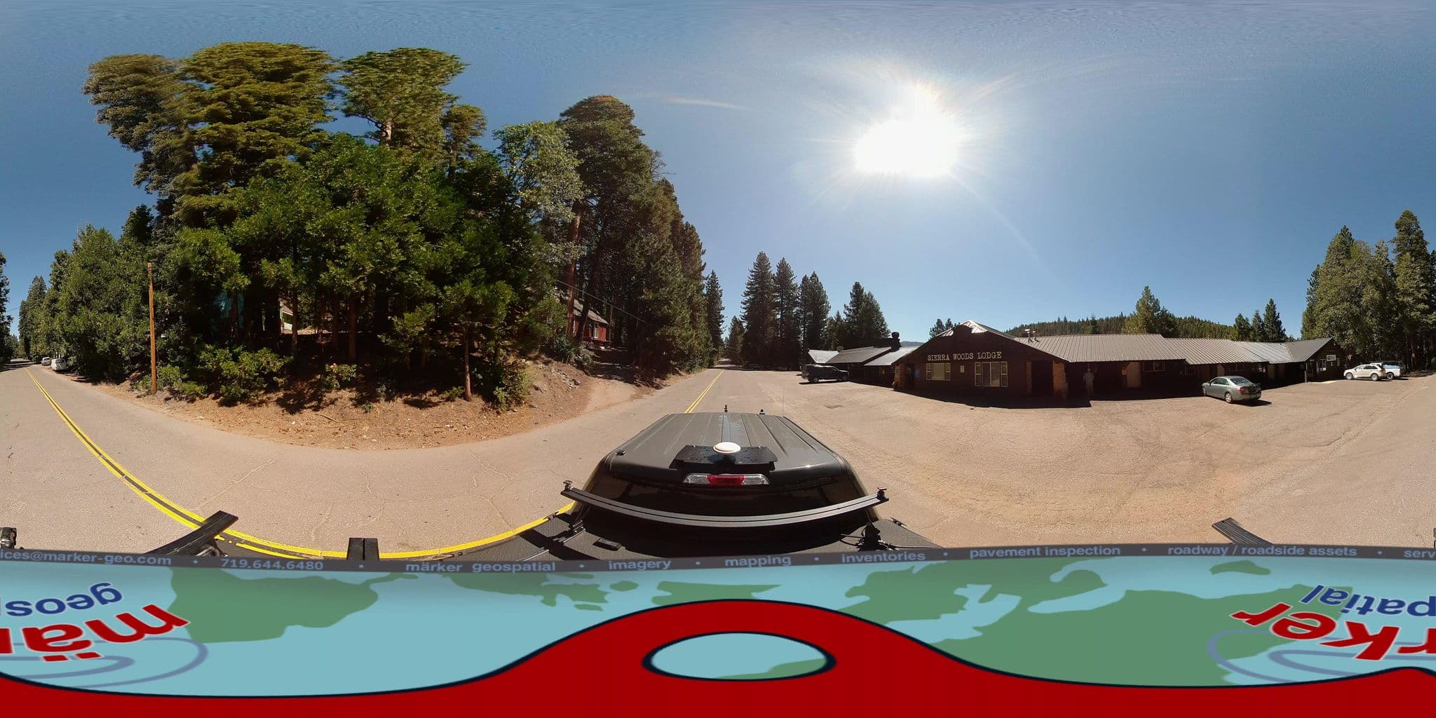 Street view near Sierra Woods Lodge, Nevada City — © marker_geo1 (CC BY-SA · Mapillary)