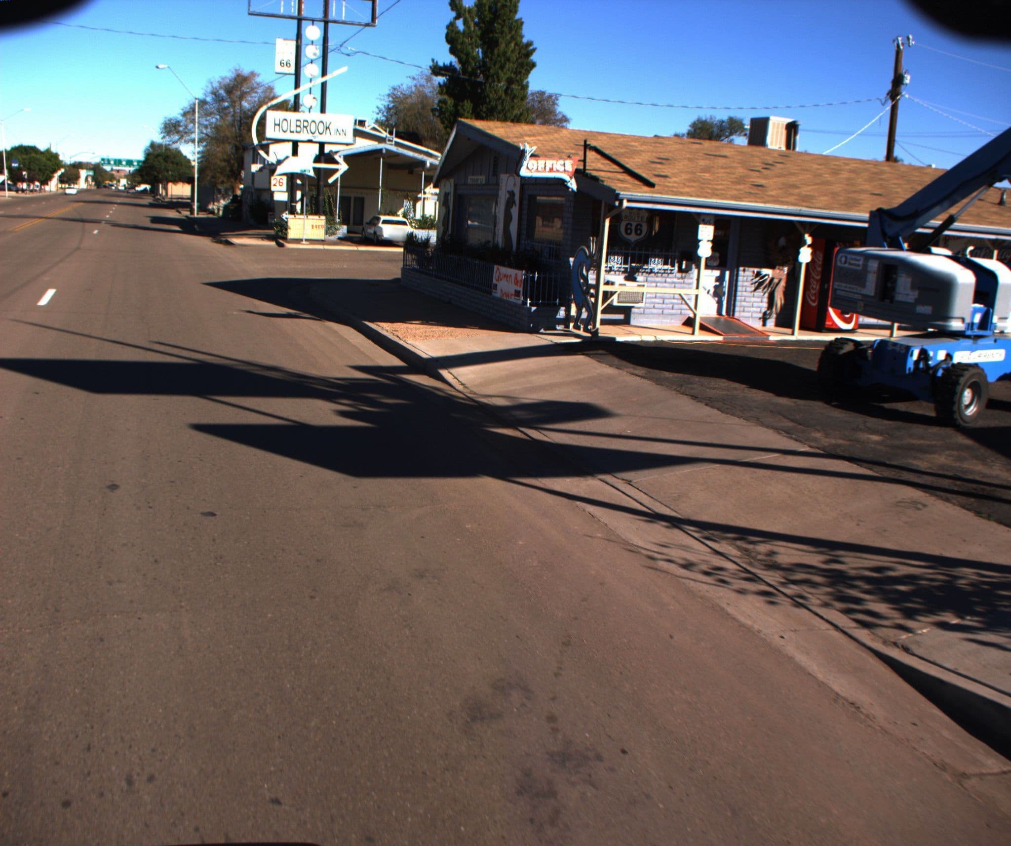 Street view near Brad's Desert Inn, Joseph City — © adotgis (CC BY-SA · Mapillary)