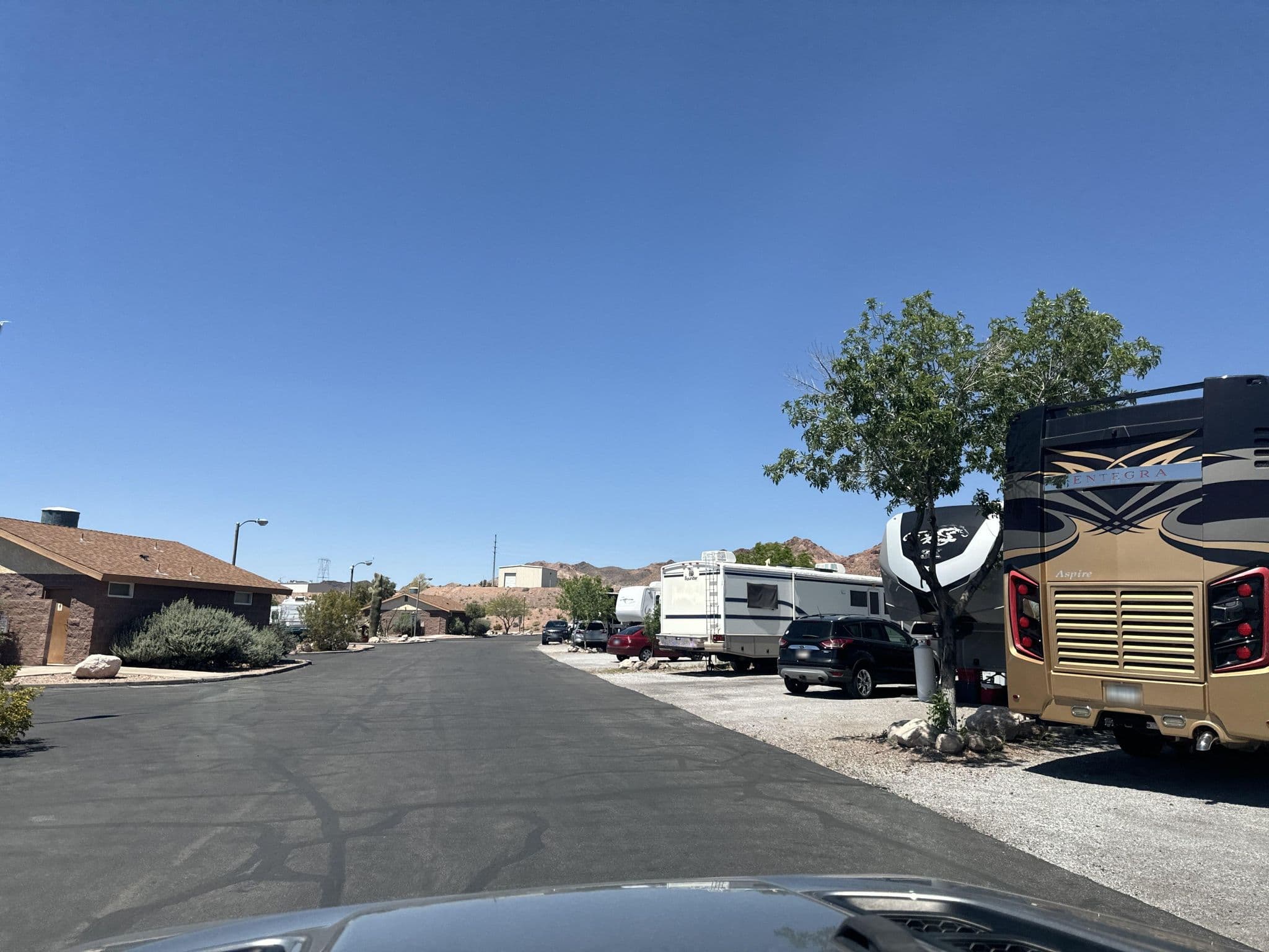 Street view near Canyon Trail RV Park, Boulder City — © kevinp2 (CC BY-SA · Mapillary)