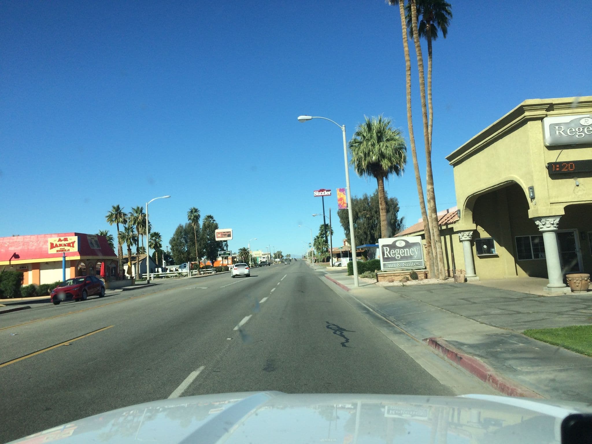 Street view near Econo Lodge, Blythe — © anavz (CC BY-SA · Mapillary)