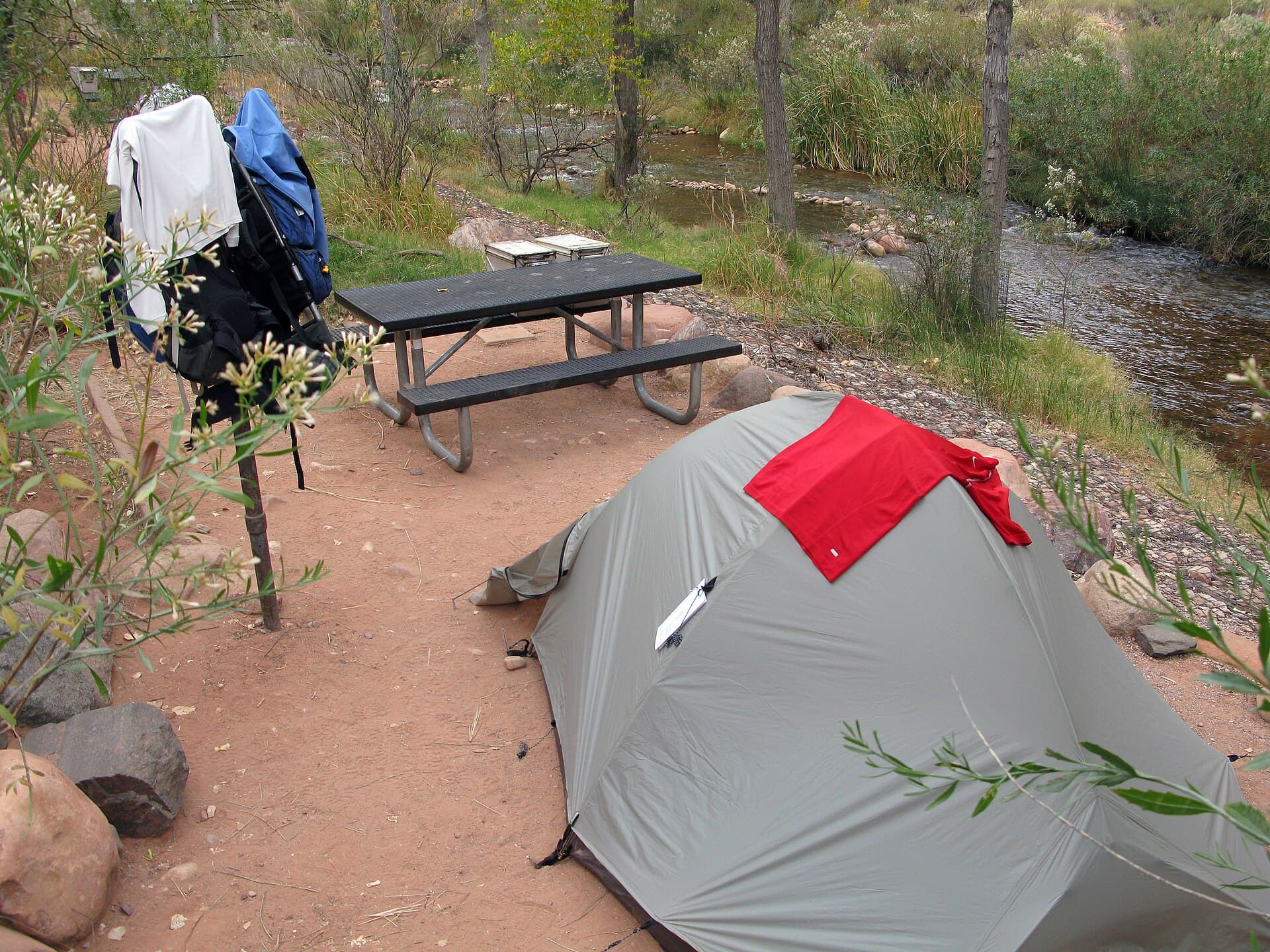 Bright Angel Campground (via Wikimedia Commons, CC BY 2.0)