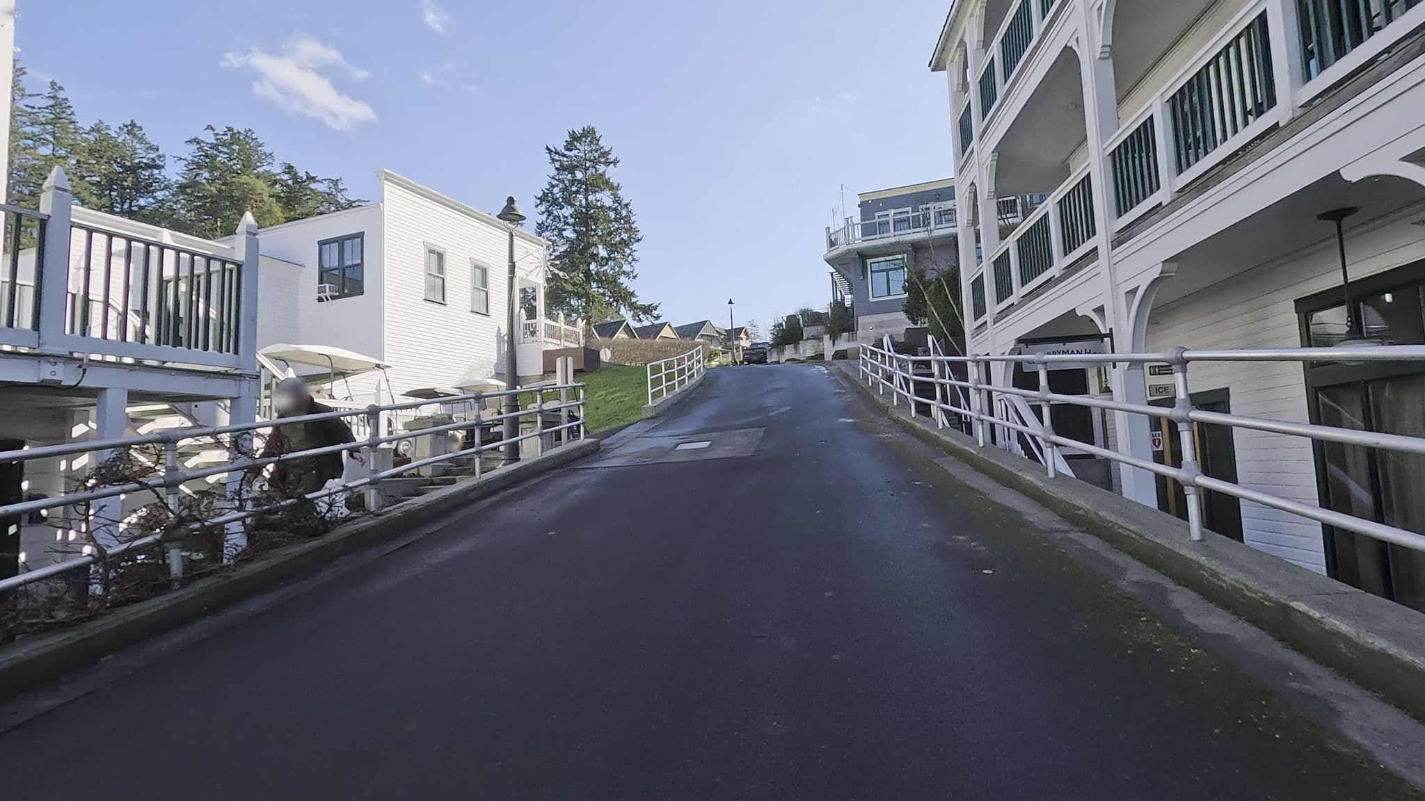 Street view near Hotel de Haro, Friday Harbor — © natfoot (CC BY-SA · Mapillary)