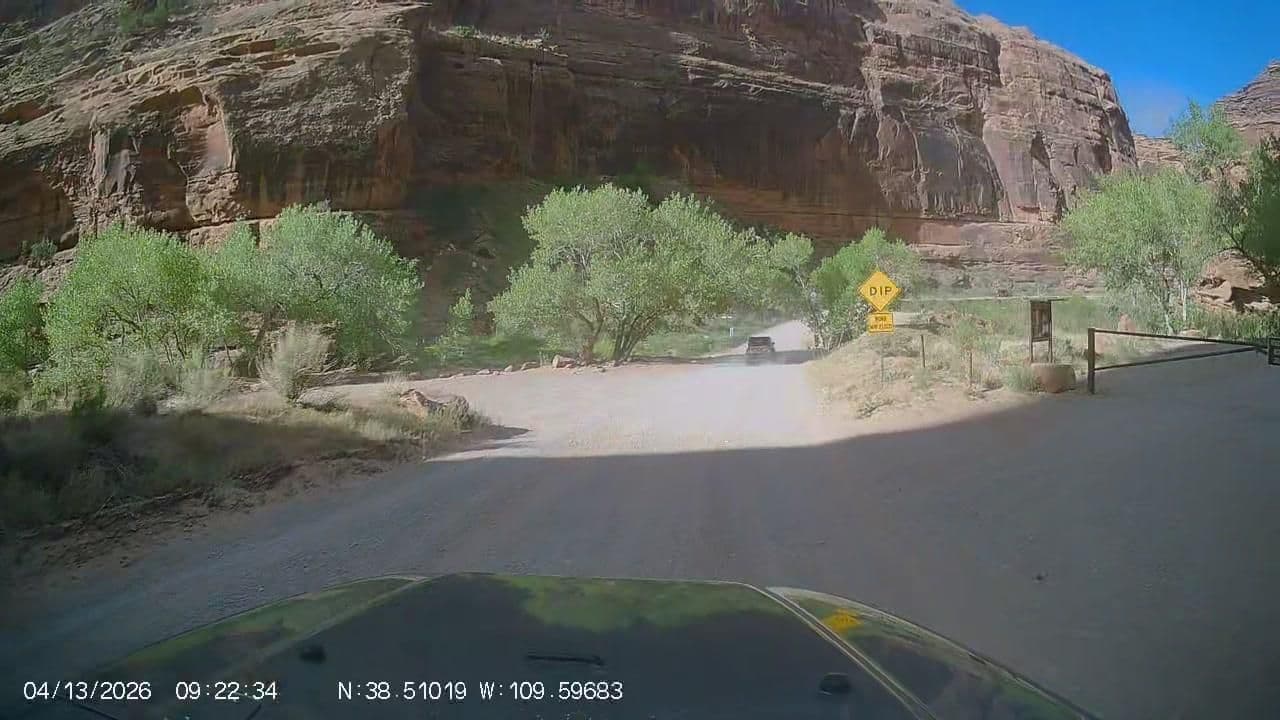 Street view near Hunters Canyon Camping Area, Moab