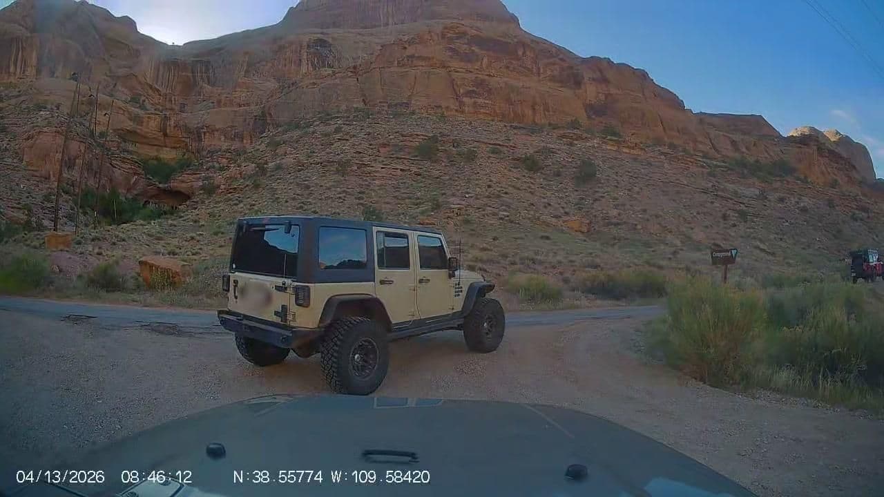 Street view near King's Bottom Camping Area, Moab