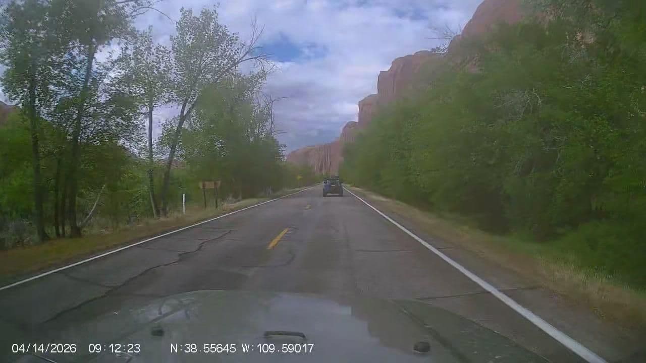 Street view near Jaycee Park Campground, Moab