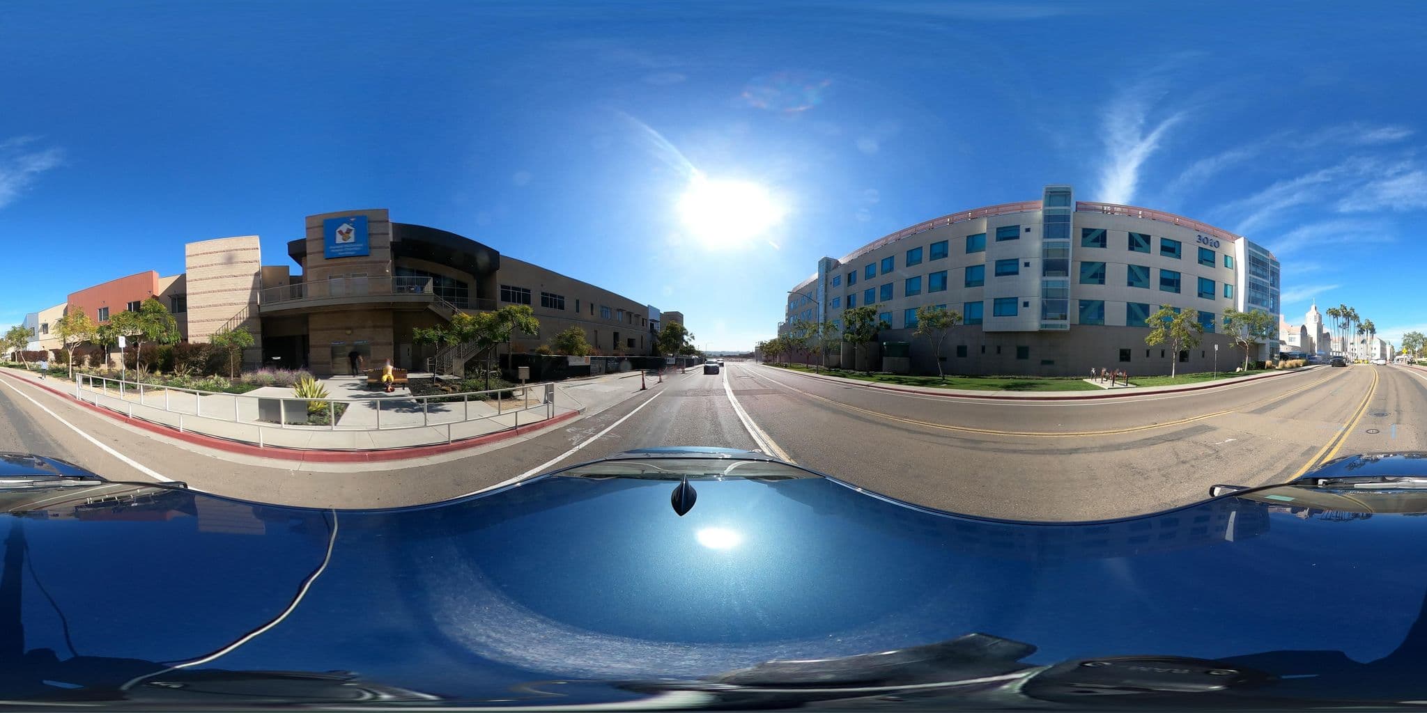 Street view near Ronald McDonald House, San Diego