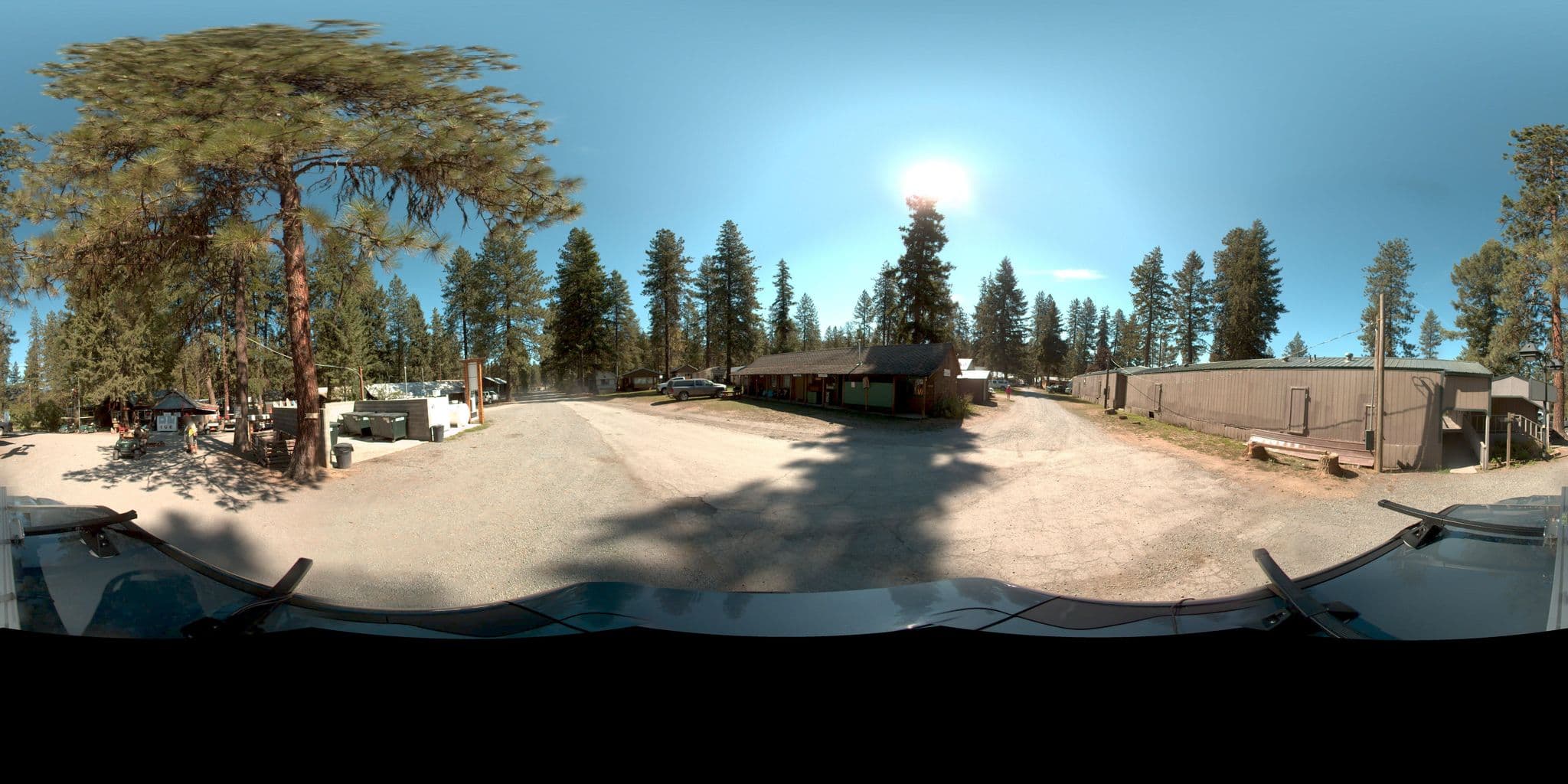 Street view near Log Cabin Resort Motel, Kettle Falls — © rking (CC BY-SA · Mapillary)