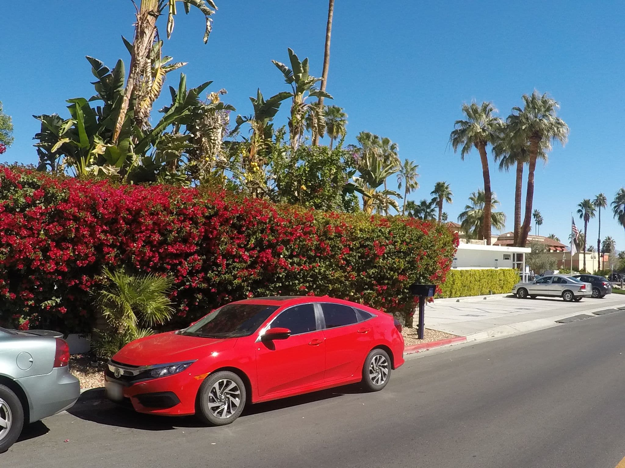 Street view near Holiday House, Palm Springs