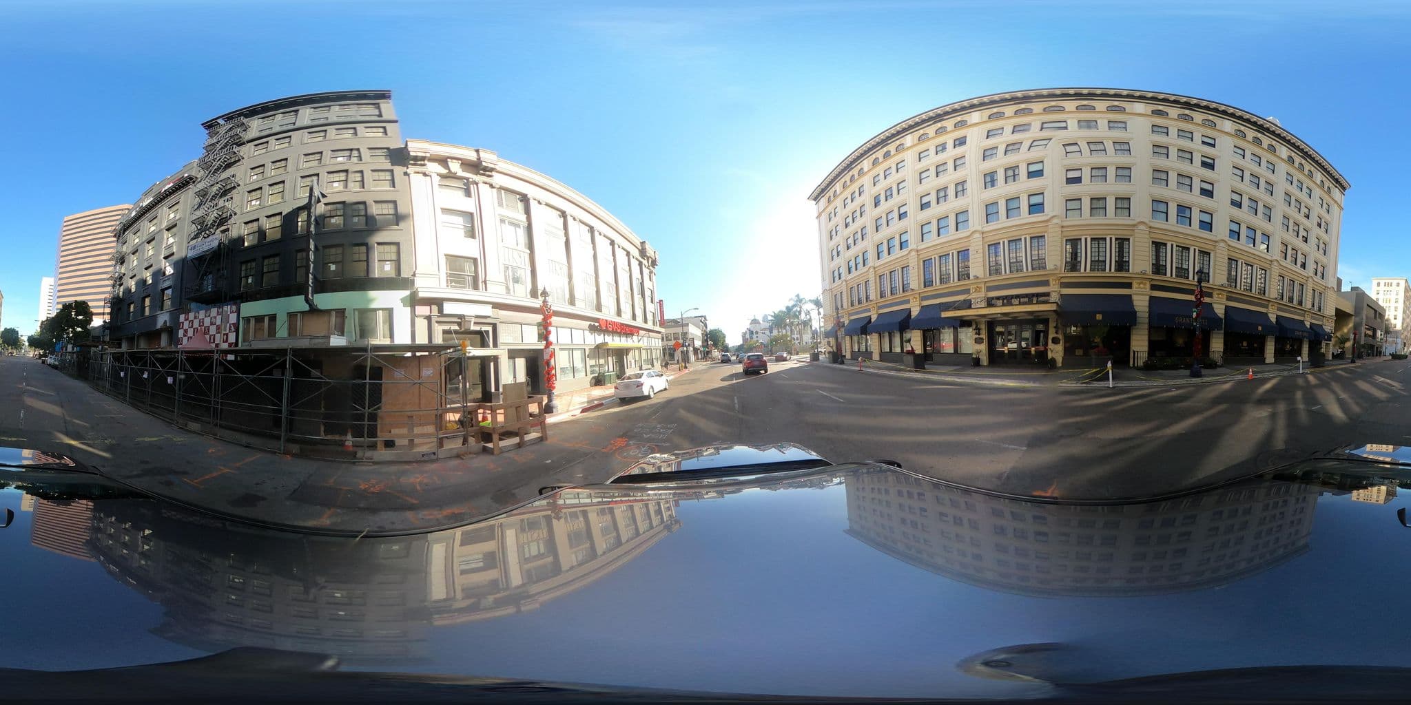 Street view near Plaza Hotel, San Diego