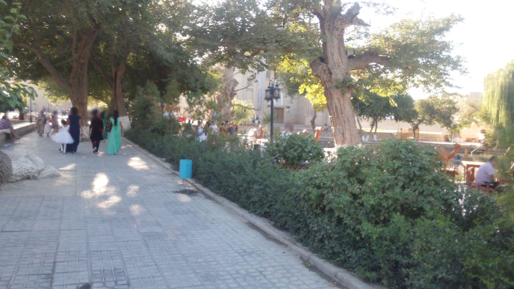 Street view near Hotel Sultan, Bukhara — © georgiysys (CC BY-SA · Mapillary)