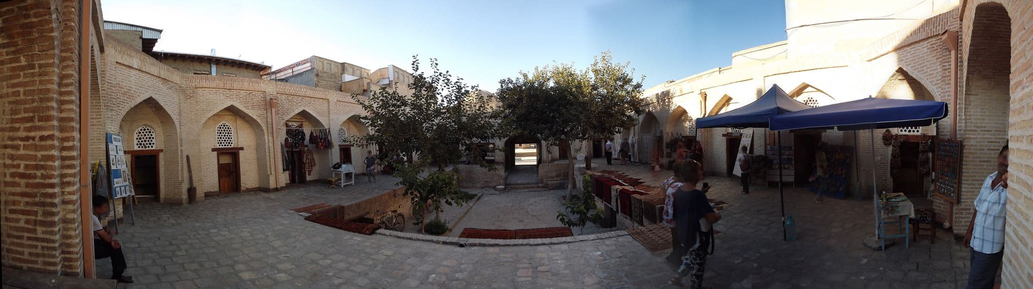 Street view near Grand Nodirbek Hotel, Bukhara