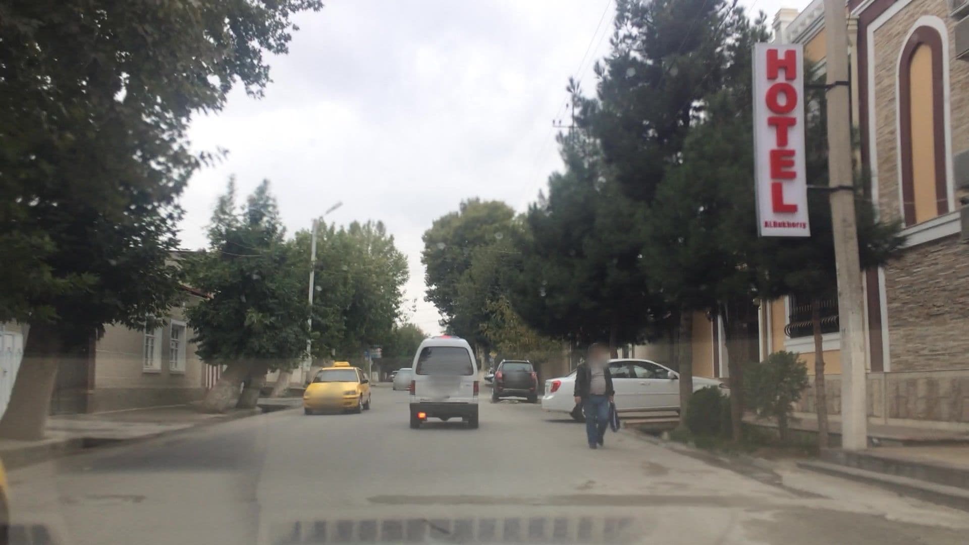 Street view near Hotel Al-Bukhoriy, Samarkand