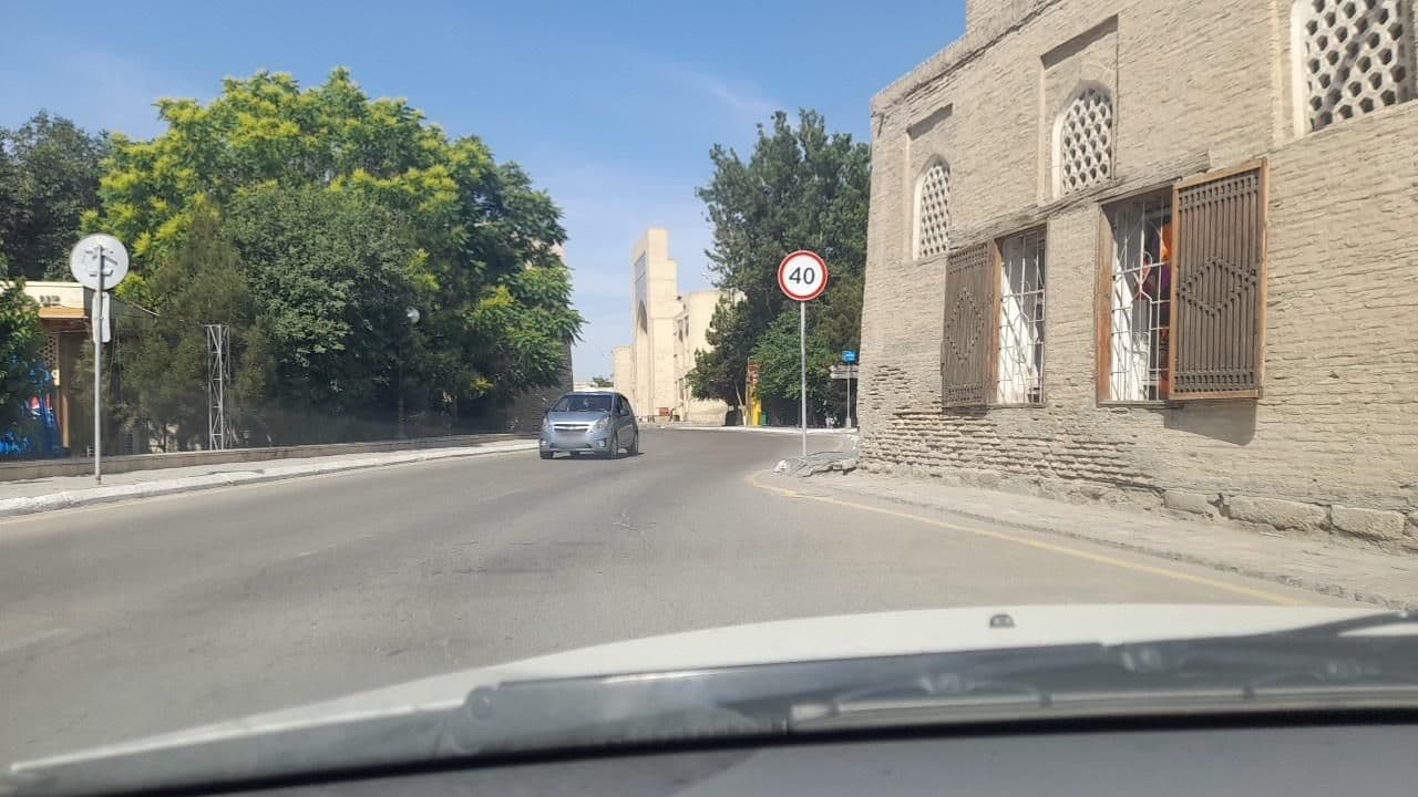 Street view near Sasha & Son, Bukhara