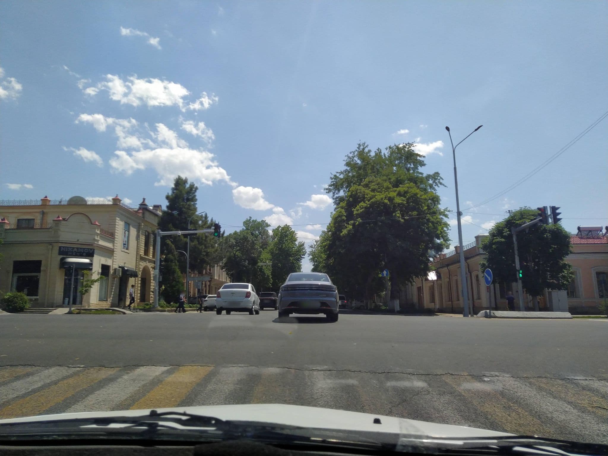 Street view near Hotel Renaissance, Samarkand — © ZafarDusanov (CC BY-SA · Mapillary)