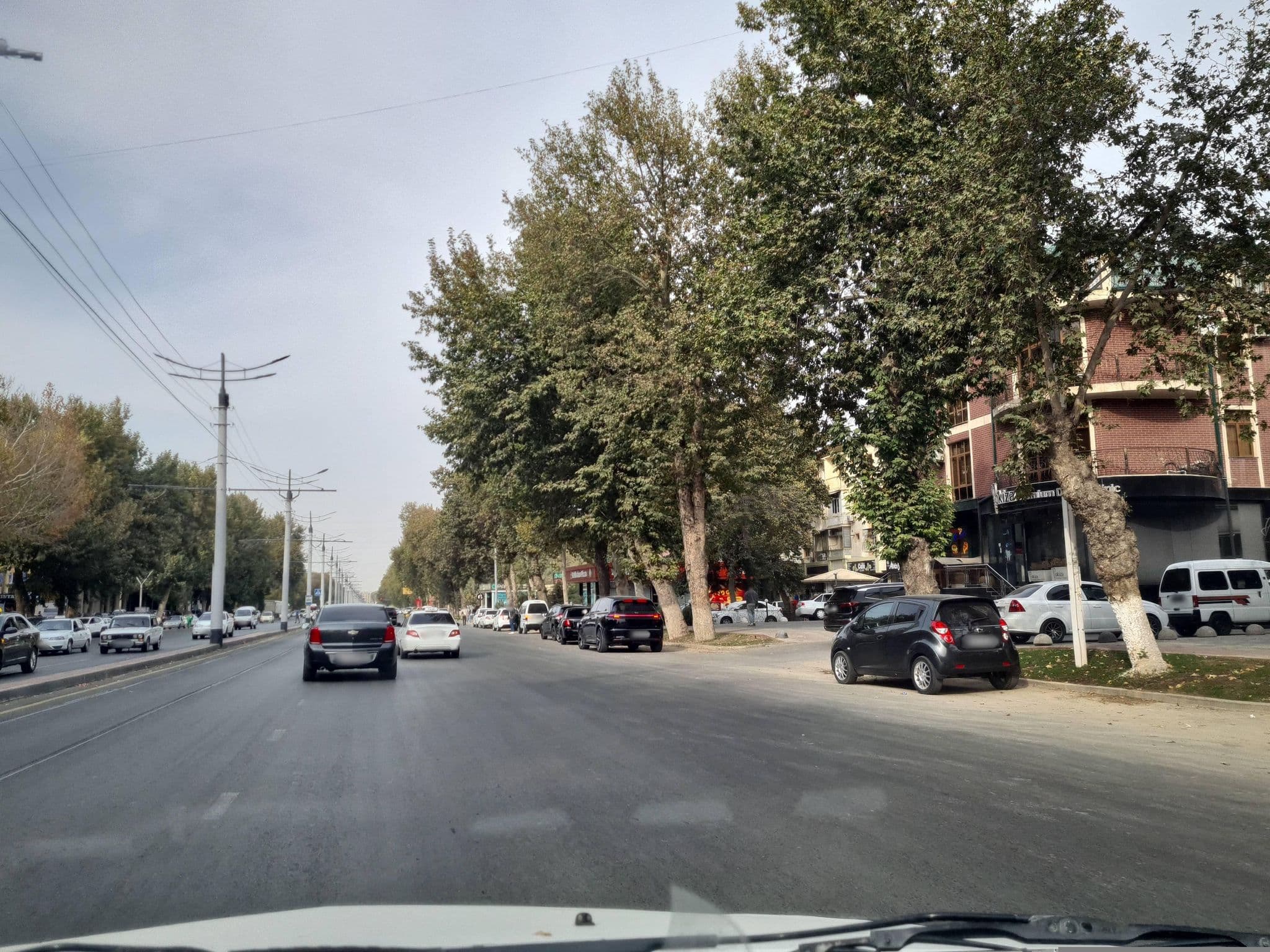 Street view near Hotel Panorama, Samarkand