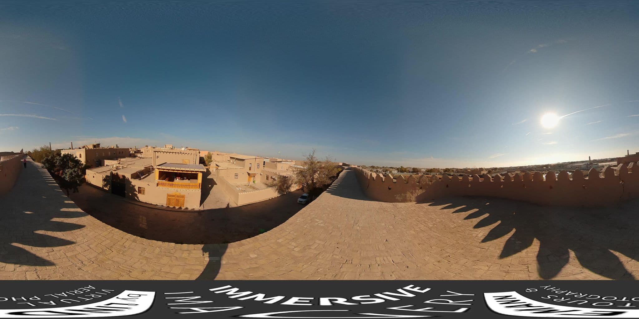 Street view near Rasul Nazar, Xiva — © l1ndemann (CC BY-SA · Mapillary)