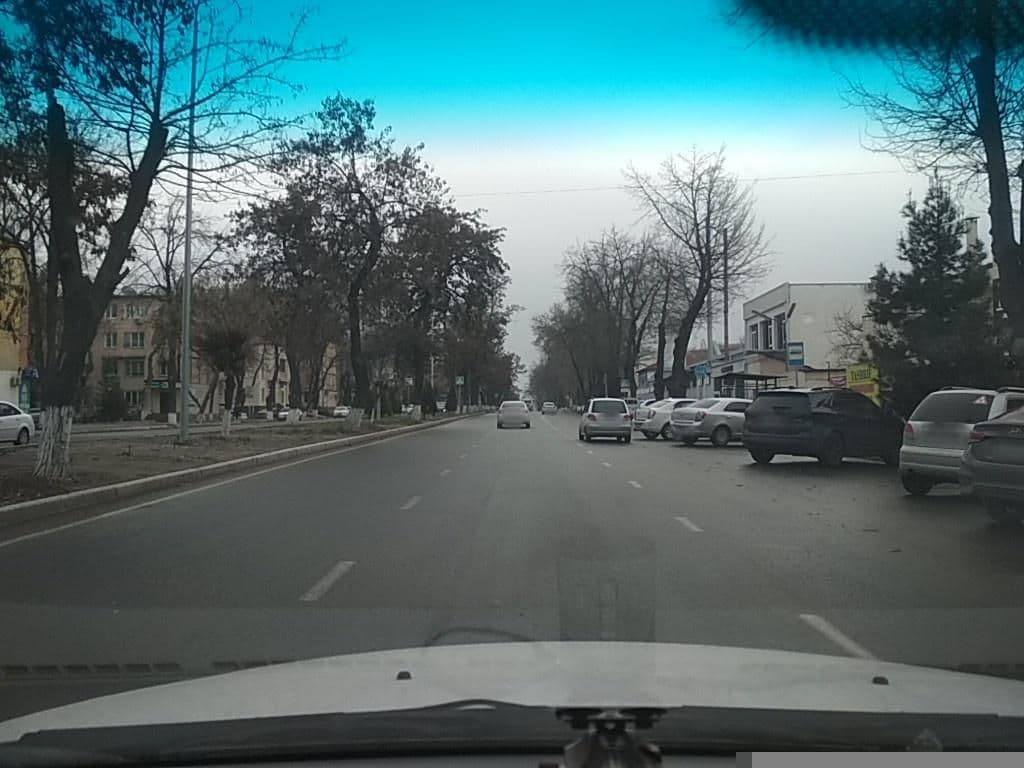 Street view near Tashrif hotel, Chilanzar — © georgiysys (CC BY-SA · Mapillary)